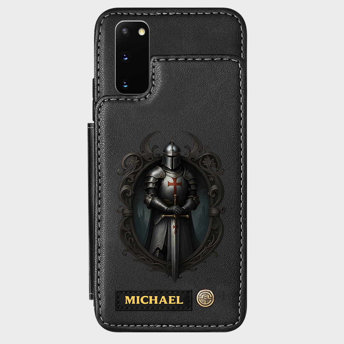 Knight Of God - Personalized Christian Wallet Phone Case