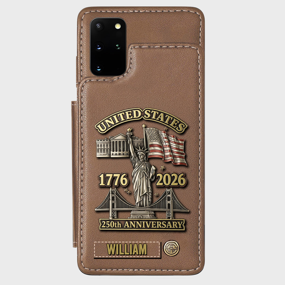 250th Anniversary - Personalized Wallet Phone Case