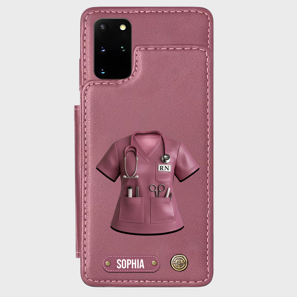Proud Nurse - Personalized Nurse Wallet Phone Case