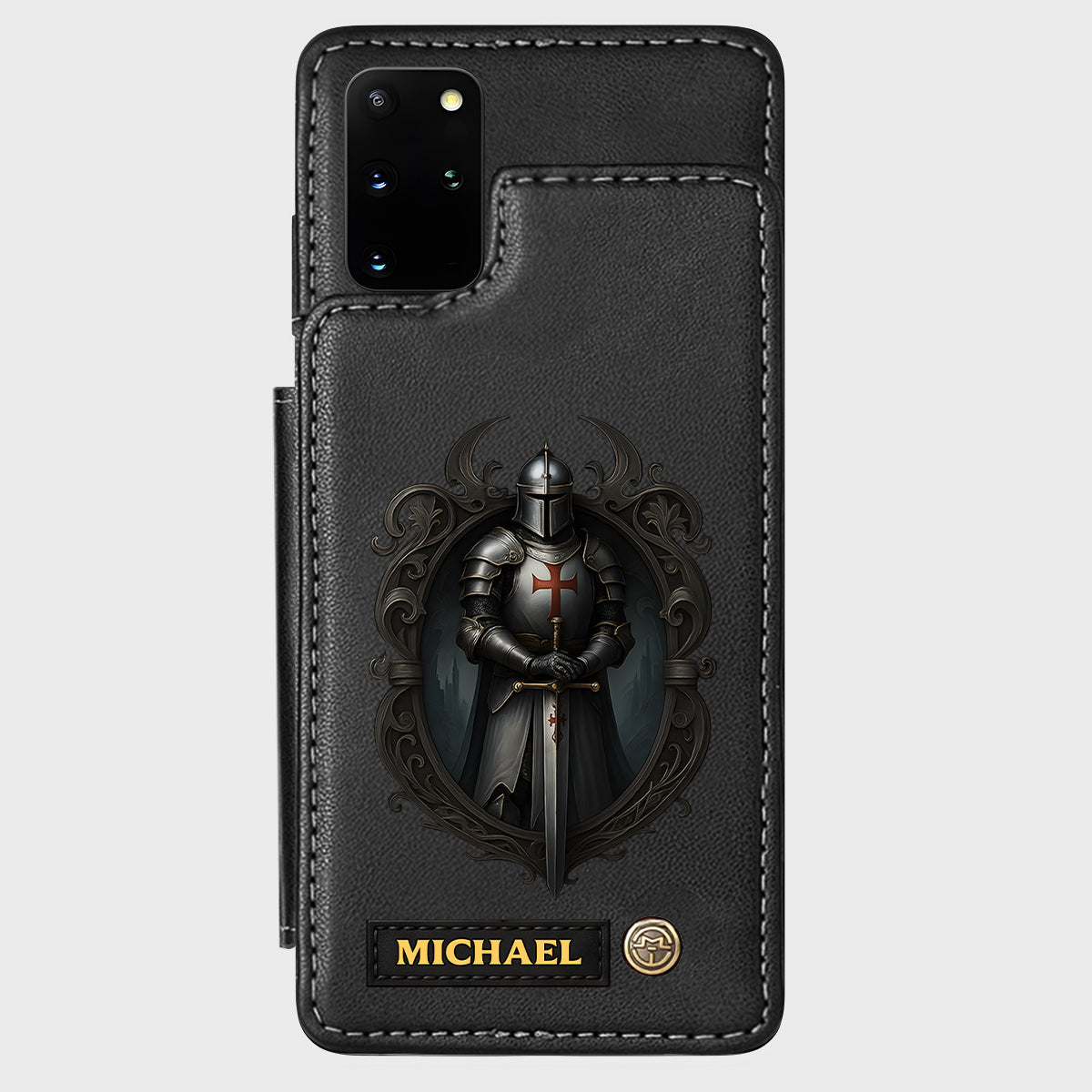 Knight Of God - Personalized Christian Wallet Phone Case