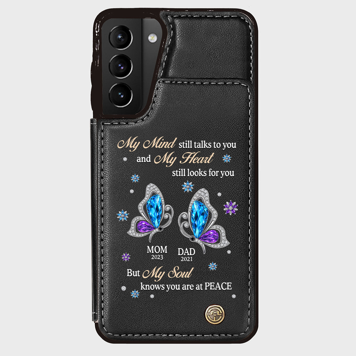 I Love You Forever - Personalized Memorial Wallet Phone Case