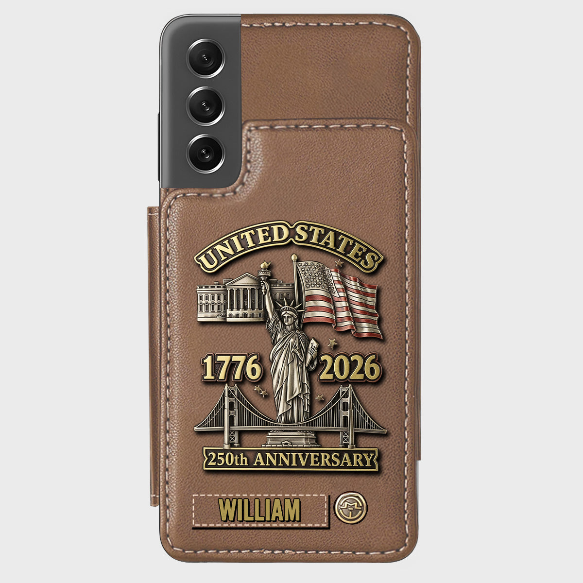 250th Anniversary - Personalized Wallet Phone Case