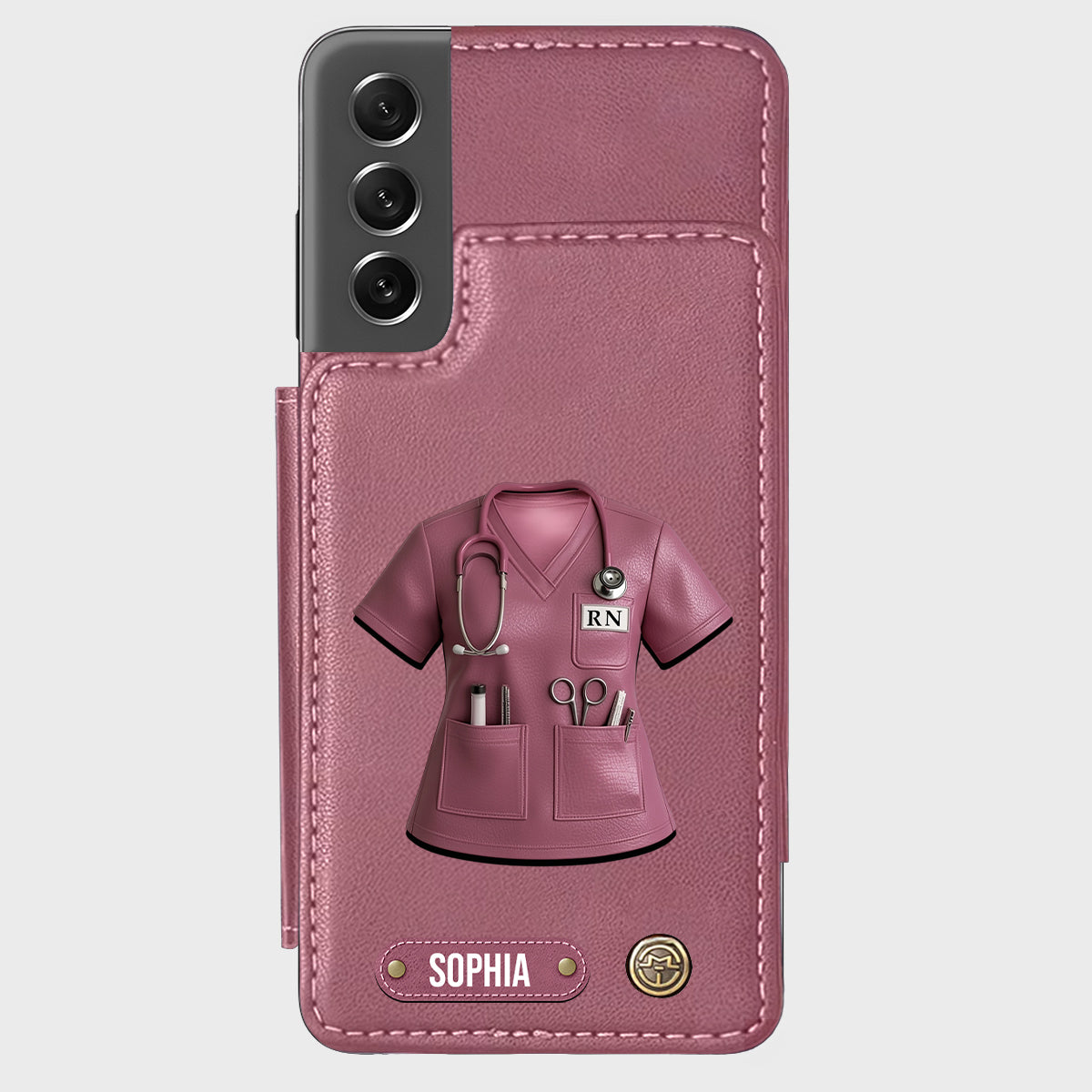 Proud Nurse - Personalized Nurse Wallet Phone Case