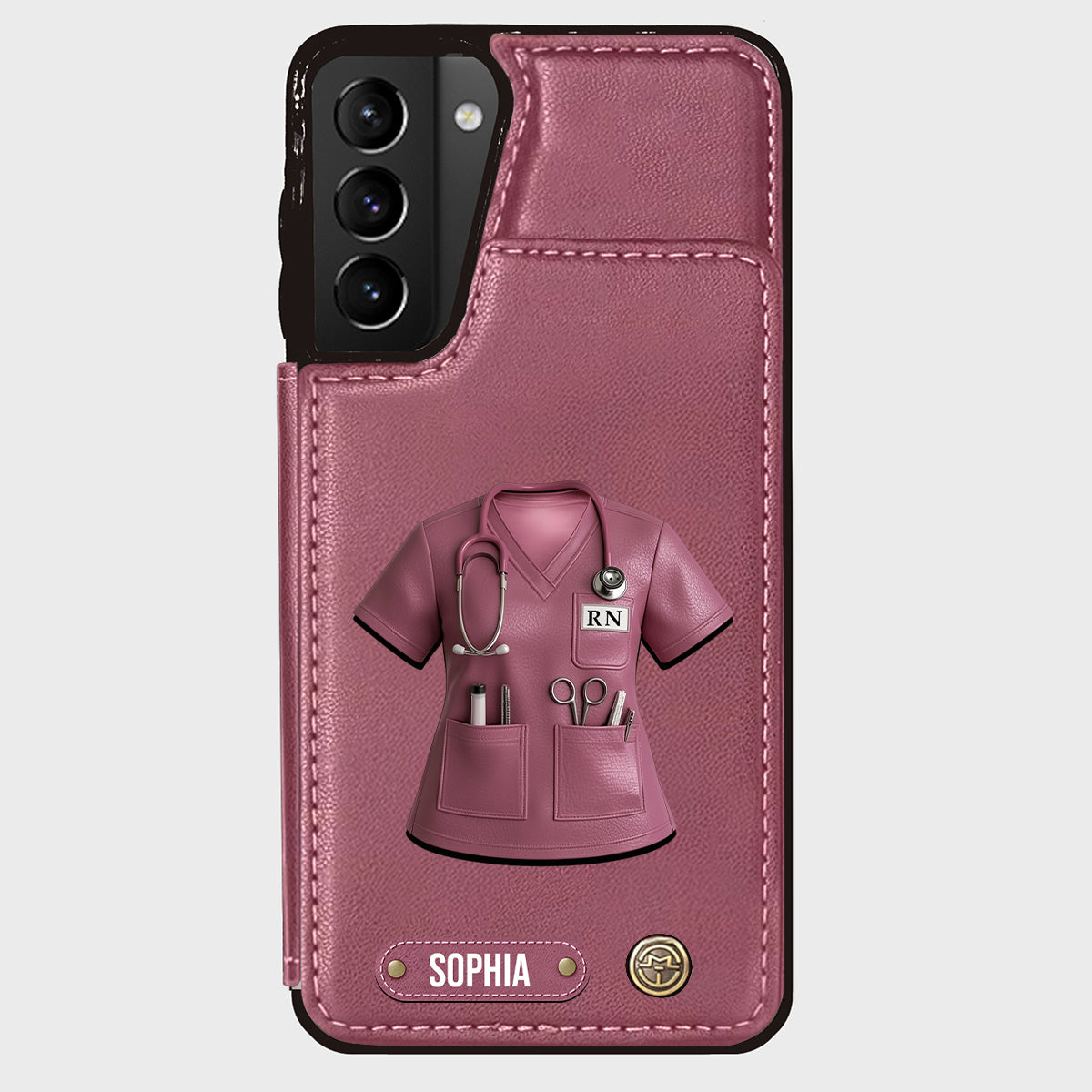 Proud Nurse - Personalized Nurse Wallet Phone Case