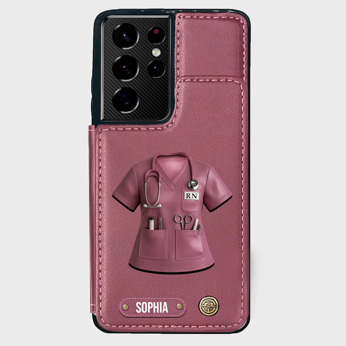 Proud Nurse - Personalized Nurse Wallet Phone Case