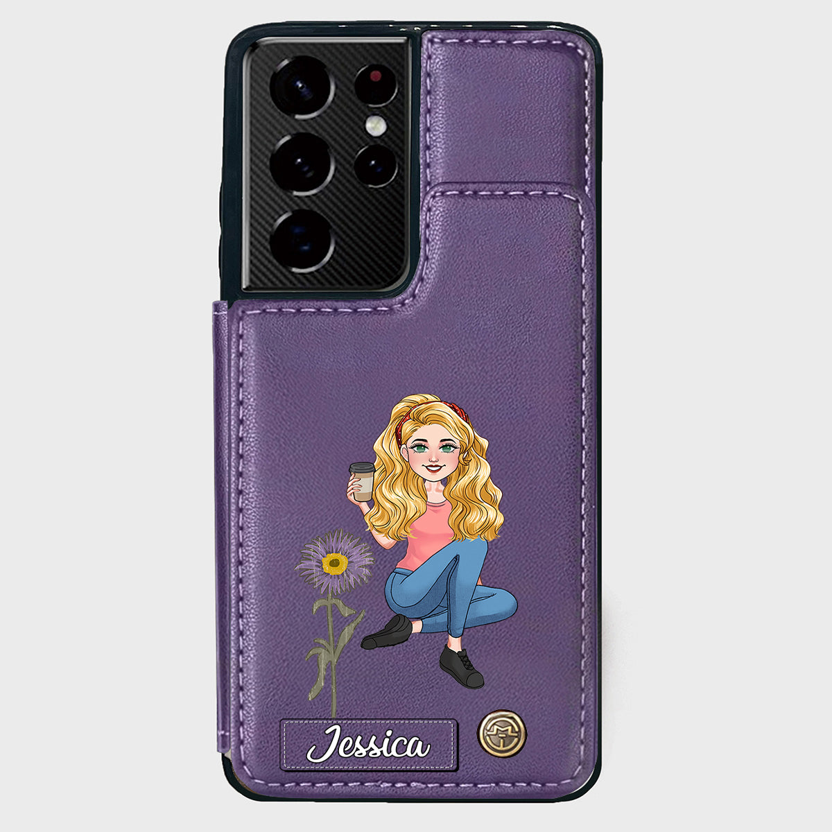 Gift For Friends Birth Month - Personalized Bestie Wallet Phone Case