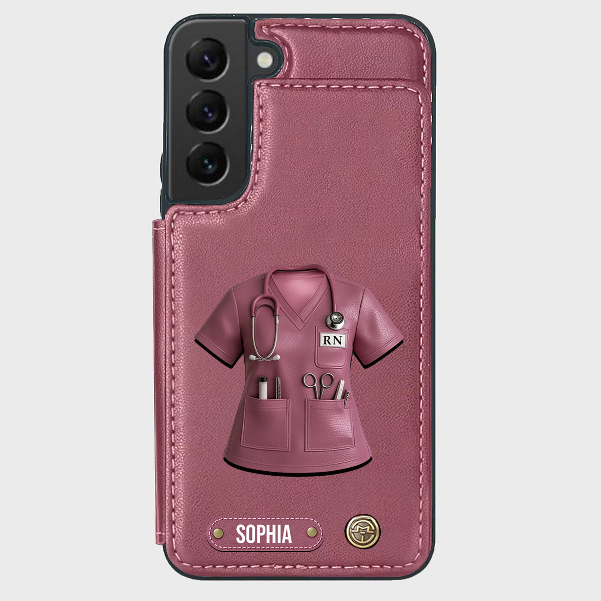 Proud Nurse - Personalized Nurse Wallet Phone Case