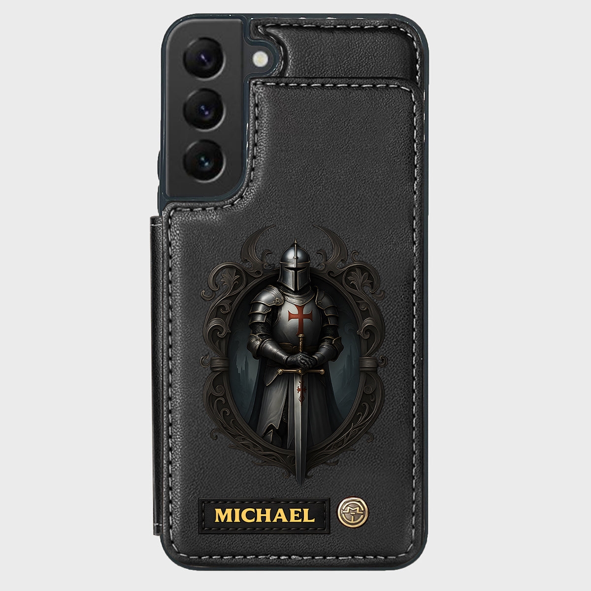 Knight Of God - Personalized Christian Wallet Phone Case