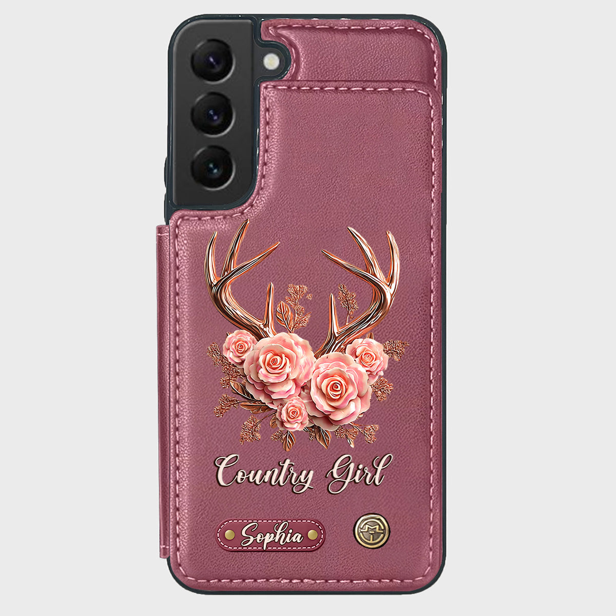 Country Girl - Personalized Hunting Wallet Phone Case