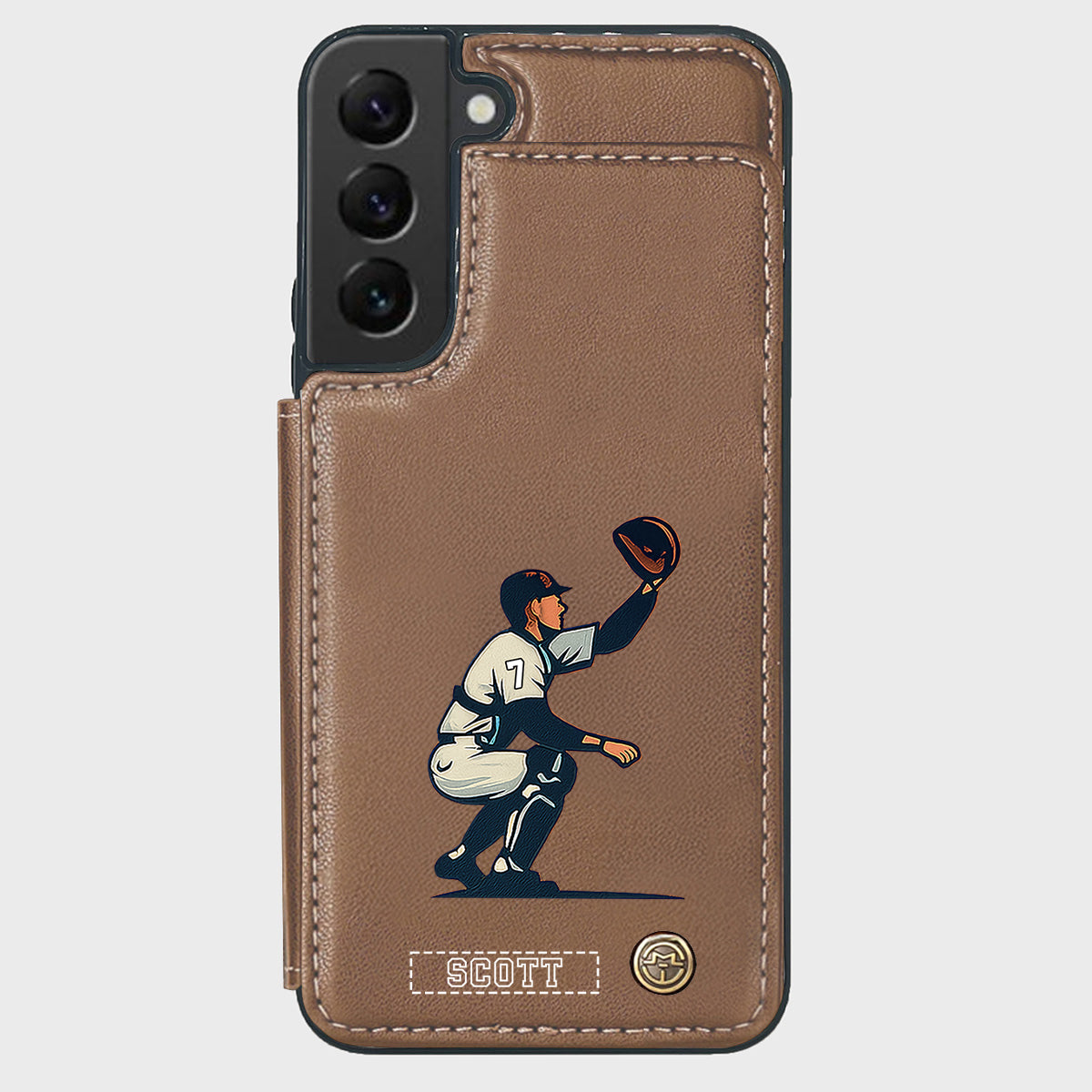 Tis Baseball Season - Personalized Baseball Wallet Phone Case