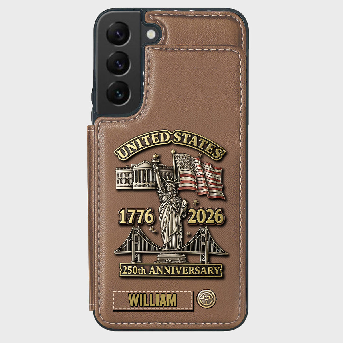 250th Anniversary - Personalized Wallet Phone Case