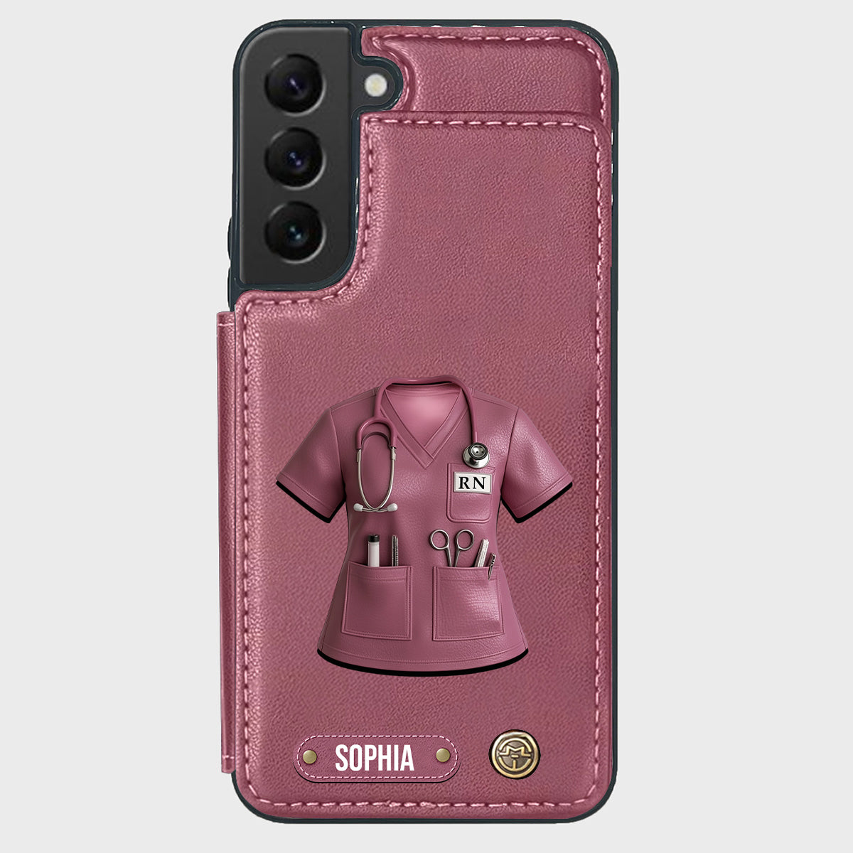 Proud Nurse - Personalized Nurse Wallet Phone Case