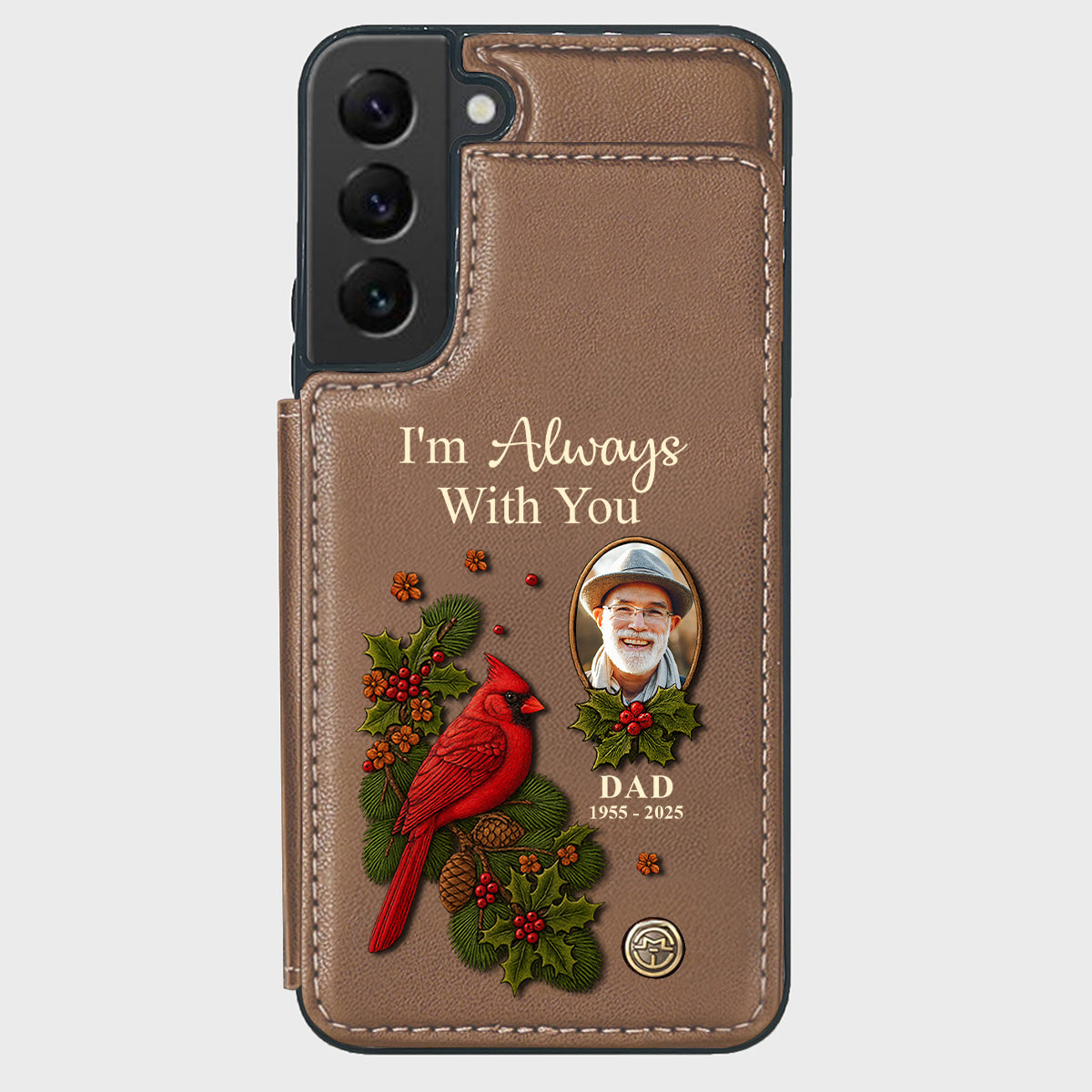 I Am Always With You - Personalized Memorial Wallet Phone Case