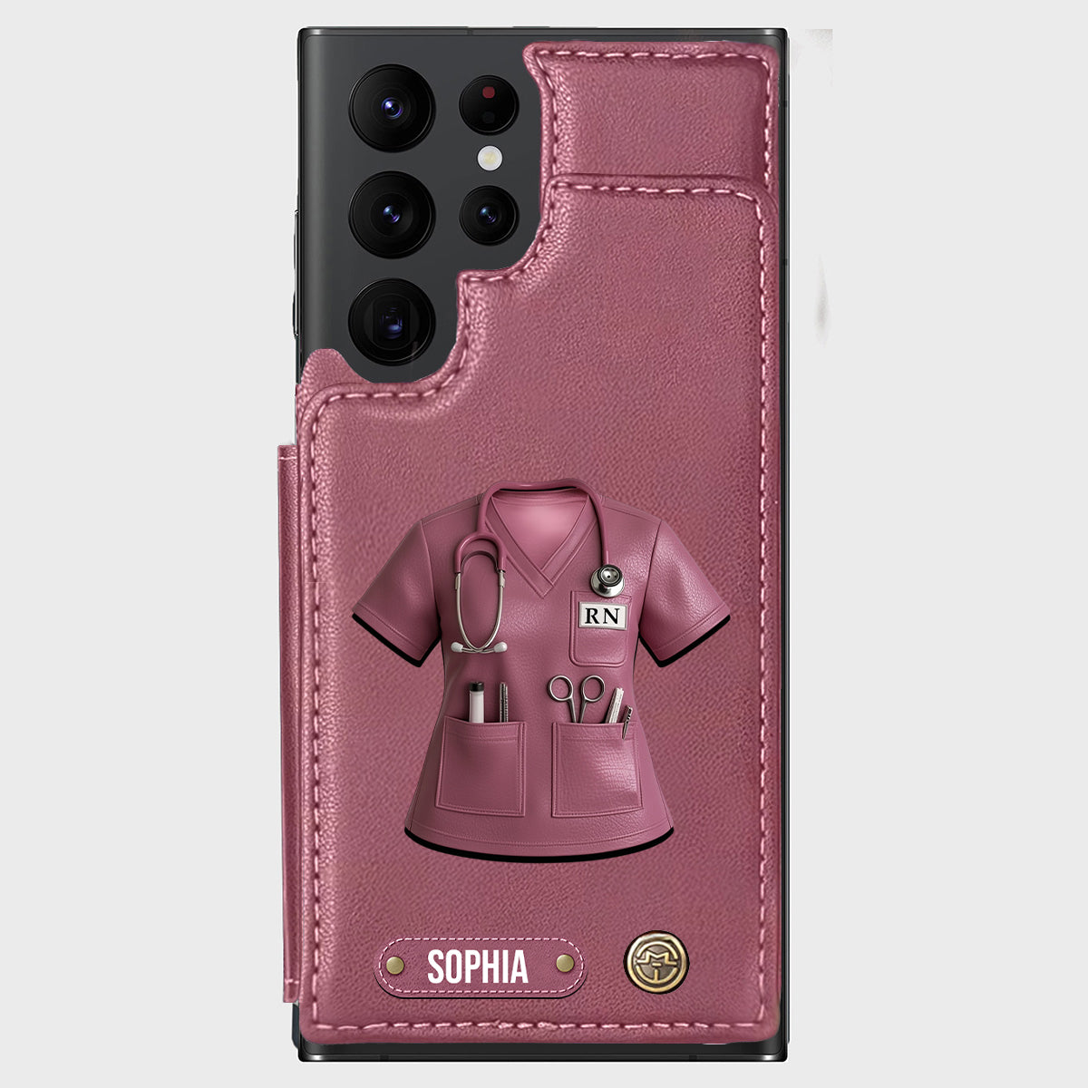 Proud Nurse - Personalized Nurse Wallet Phone Case