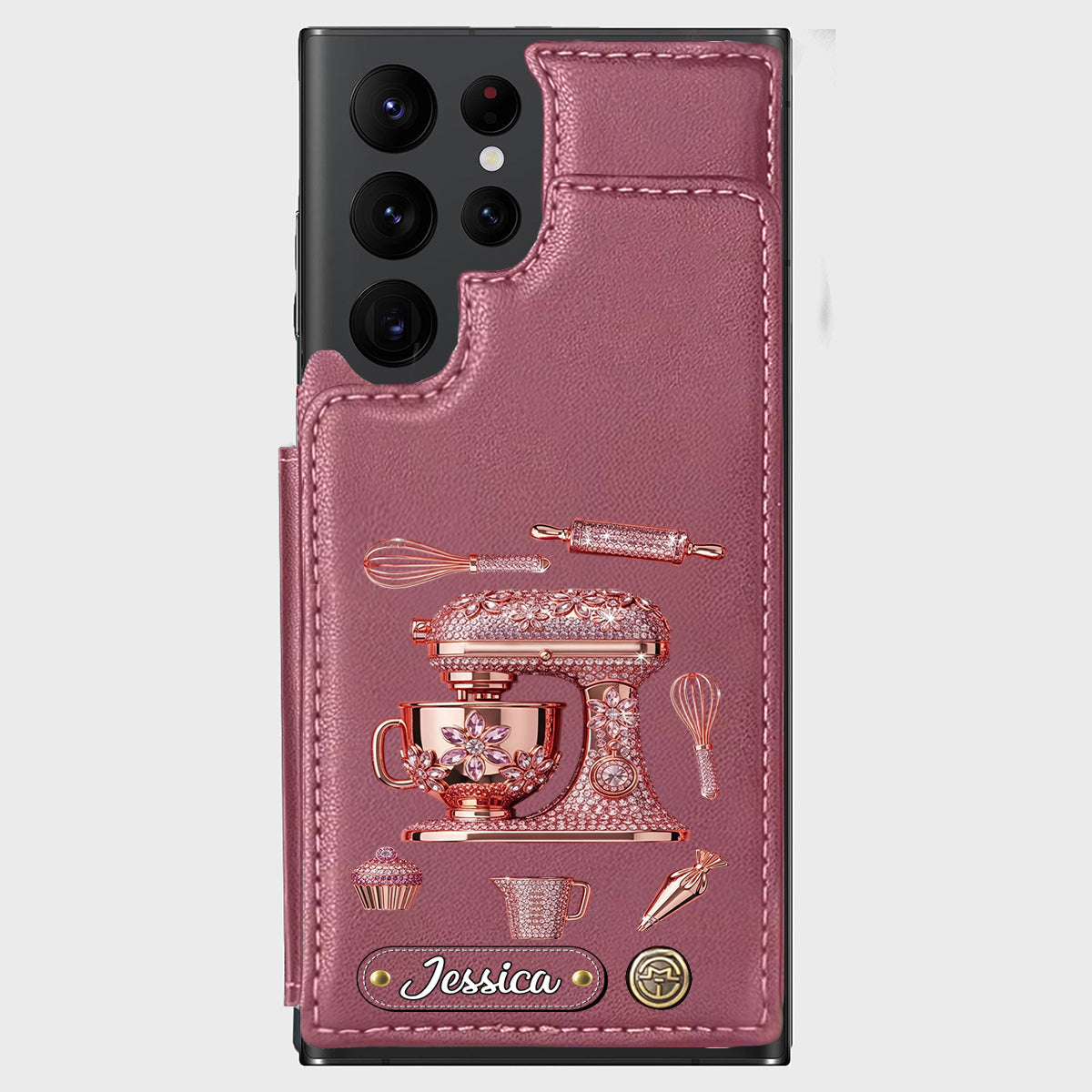 Love Baking - Personalized Baking Wallet Phone Case