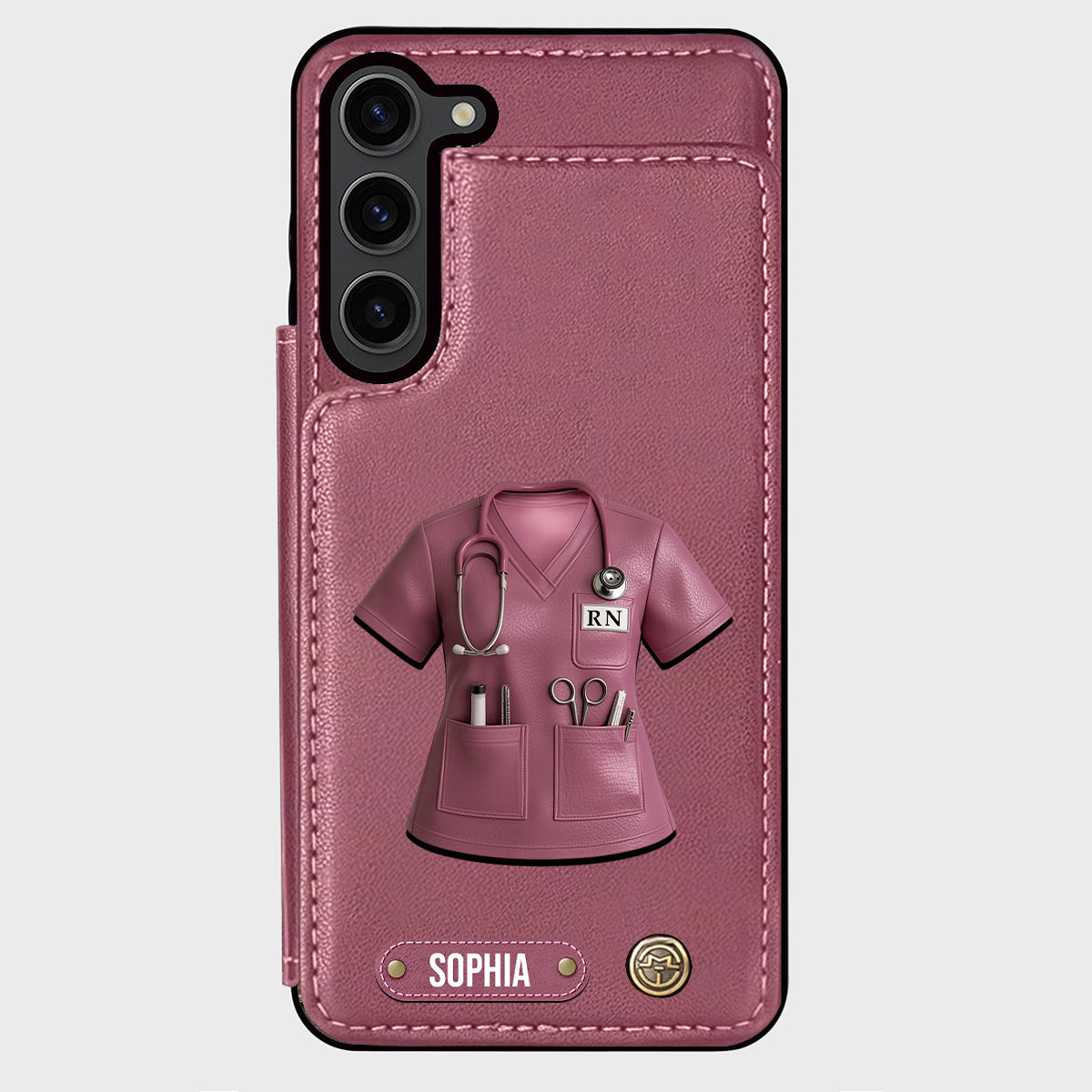 Proud Nurse - Personalized Nurse Wallet Phone Case