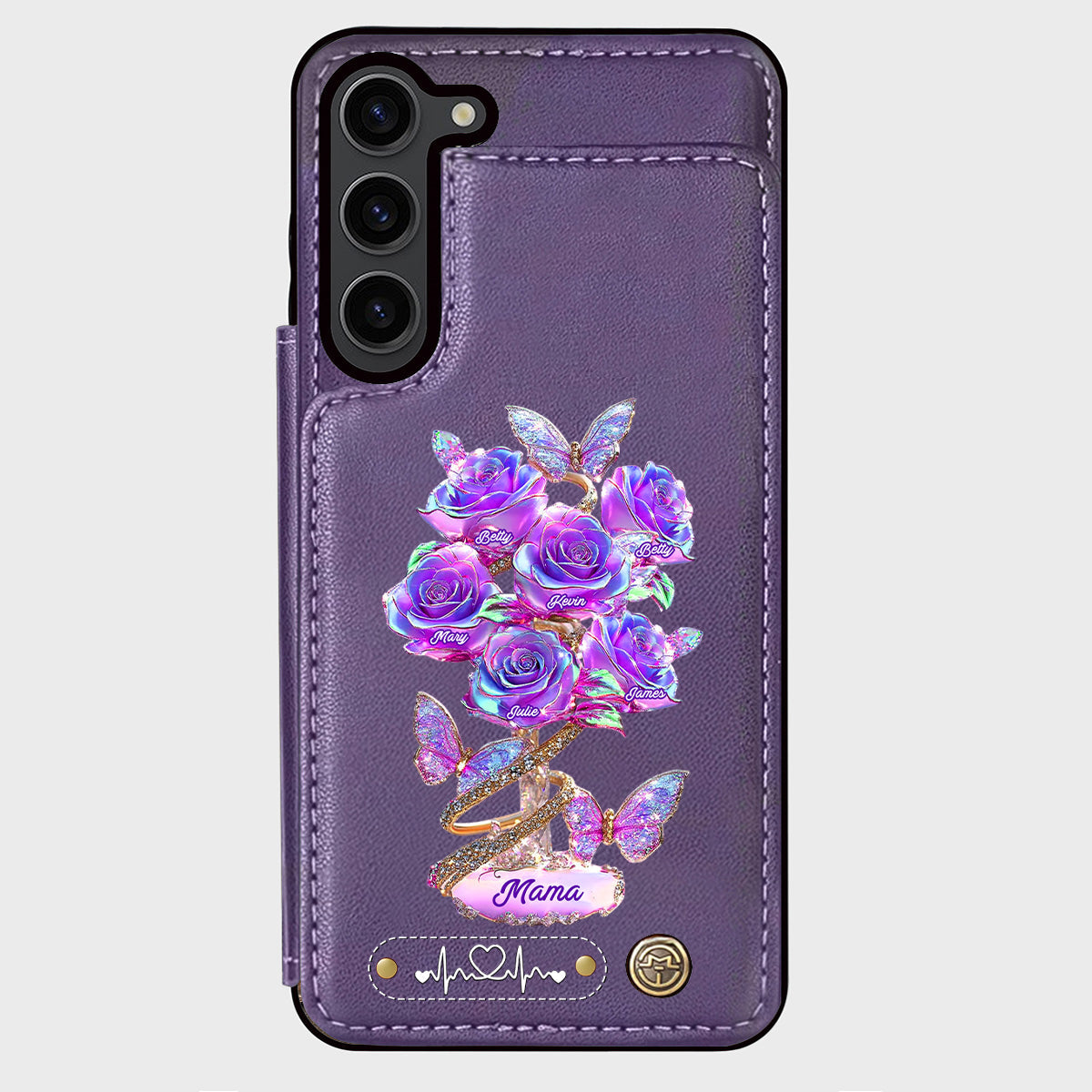 Best Mom Ever - Personalized Mother Wallet Phone Case