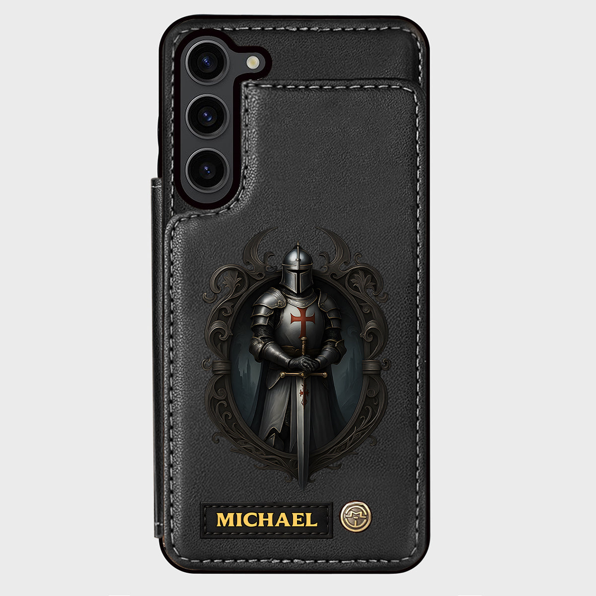 Knight Of God - Personalized Christian Wallet Phone Case