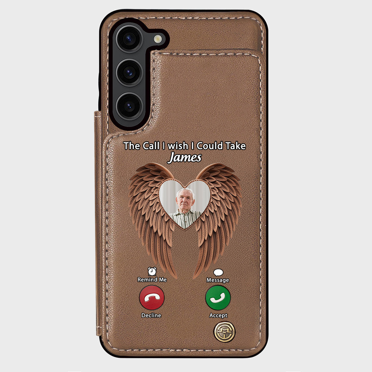 The Call I Wish I Could Take - Personalized Memorial Wallet Phone Case