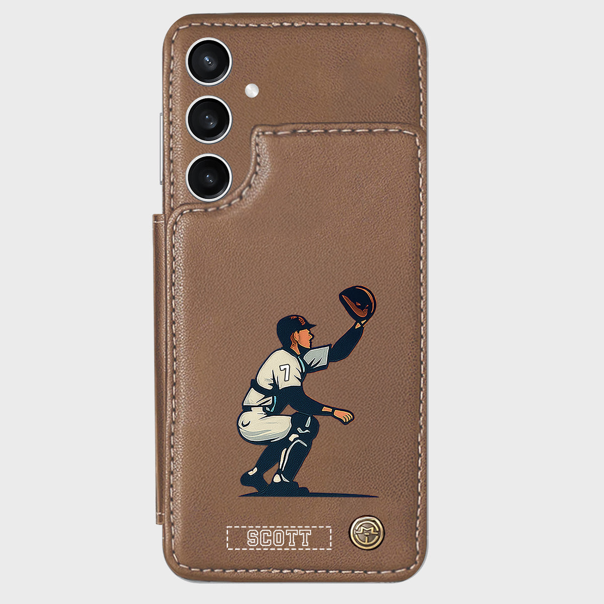 Tis Baseball Season - Personalized Baseball Wallet Phone Case