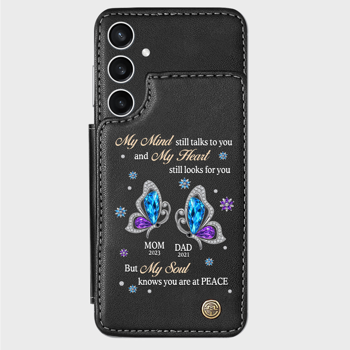 I Love You Forever - Personalized Memorial Wallet Phone Case