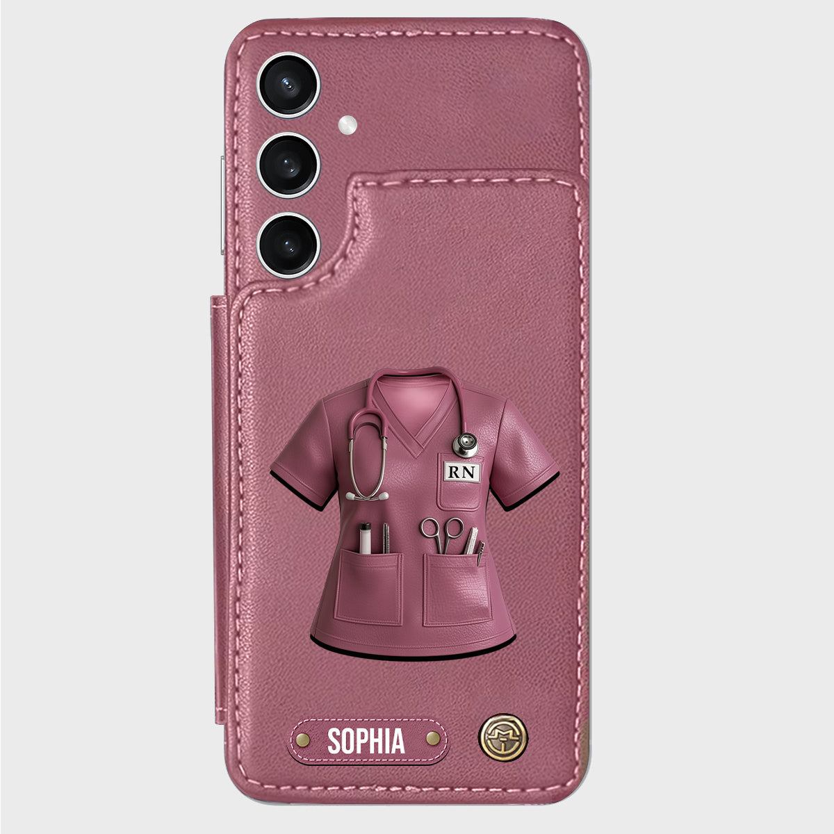 Proud Nurse - Personalized Nurse Wallet Phone Case