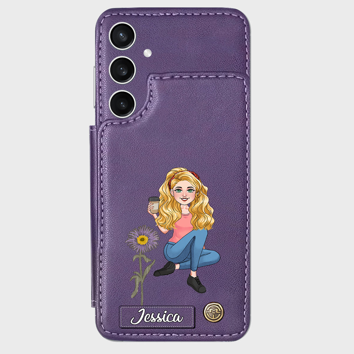 Gift For Friends Birth Month - Personalized Bestie Wallet Phone Case