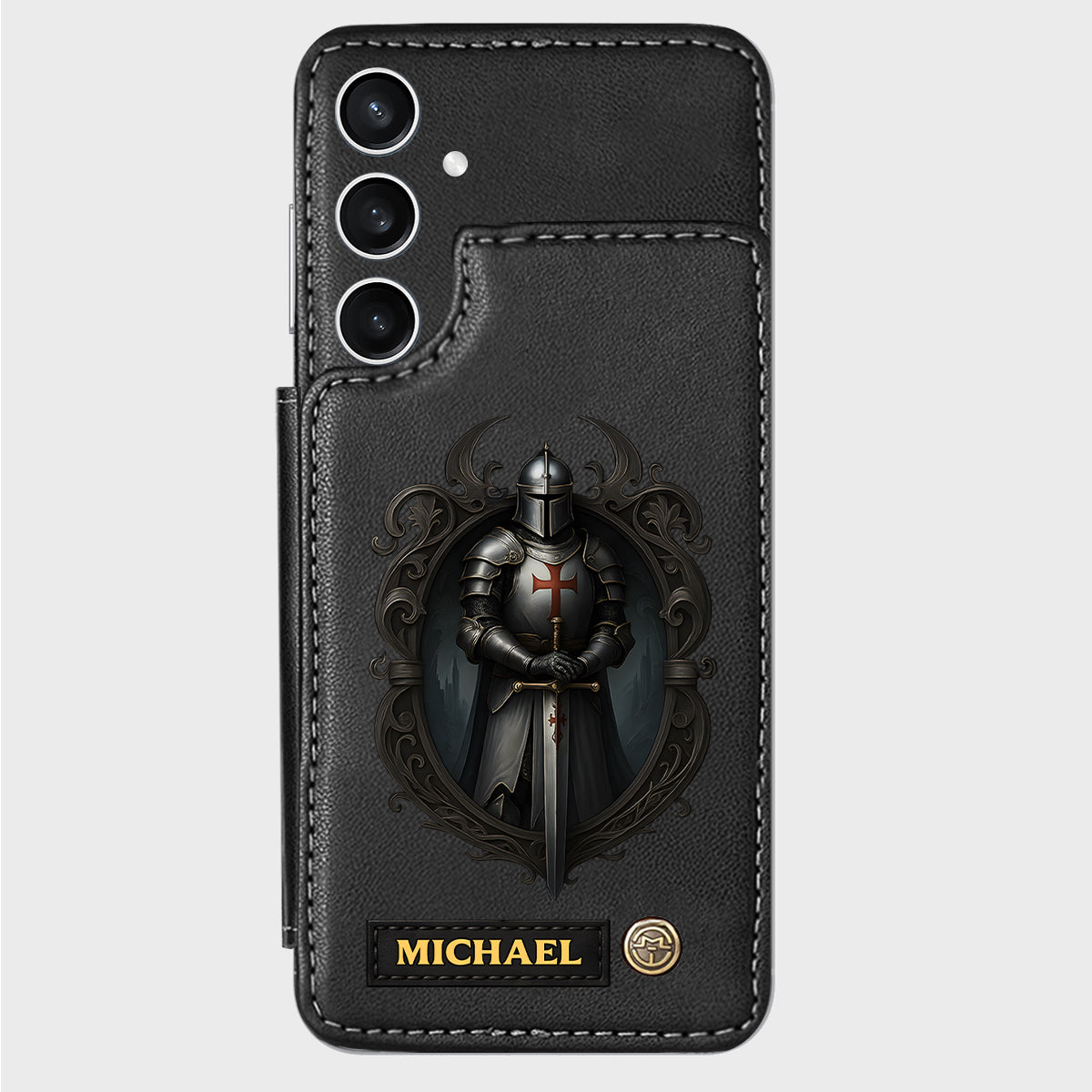 Knight Of God - Personalized Christian Wallet Phone Case