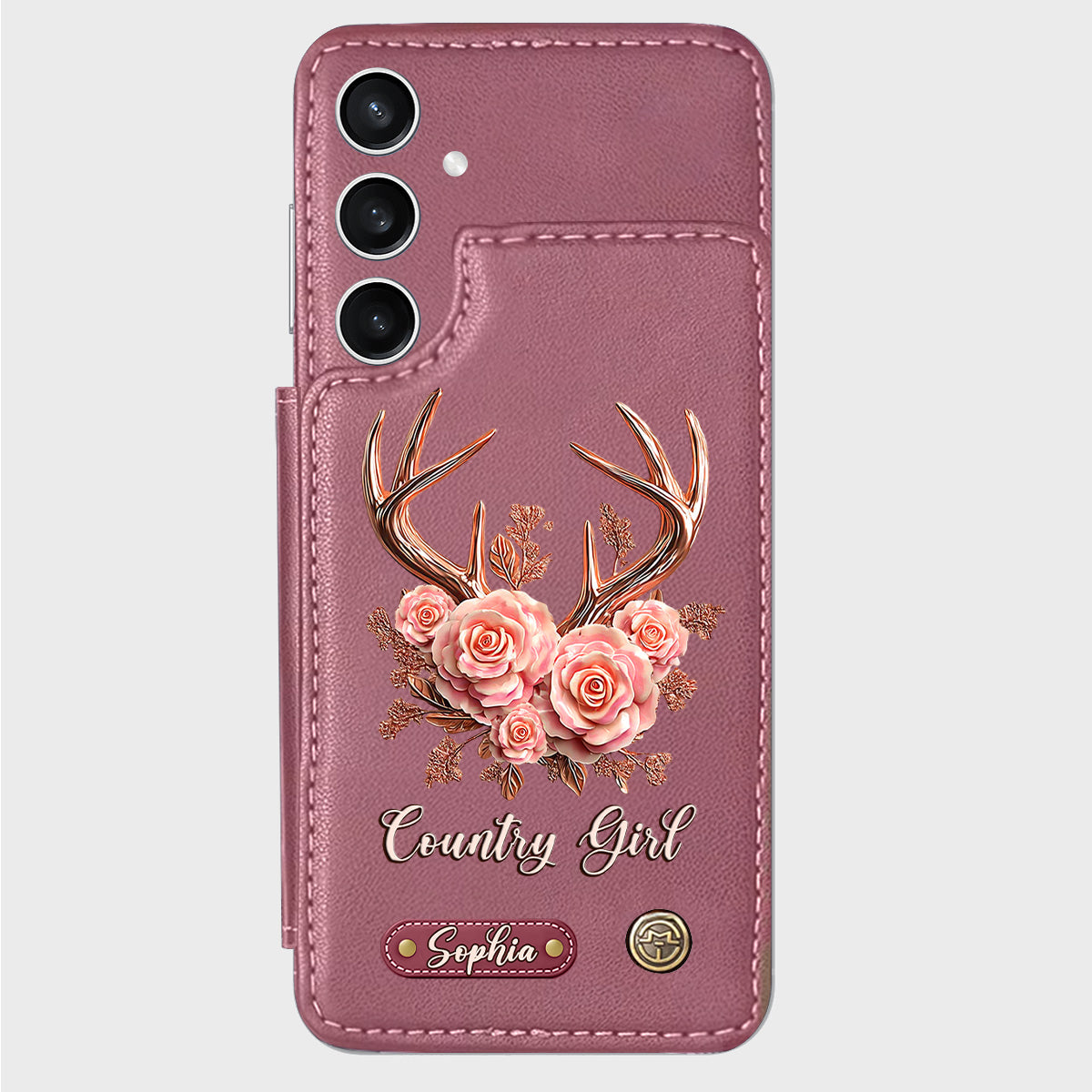 Country Girl - Personalized Hunting Wallet Phone Case