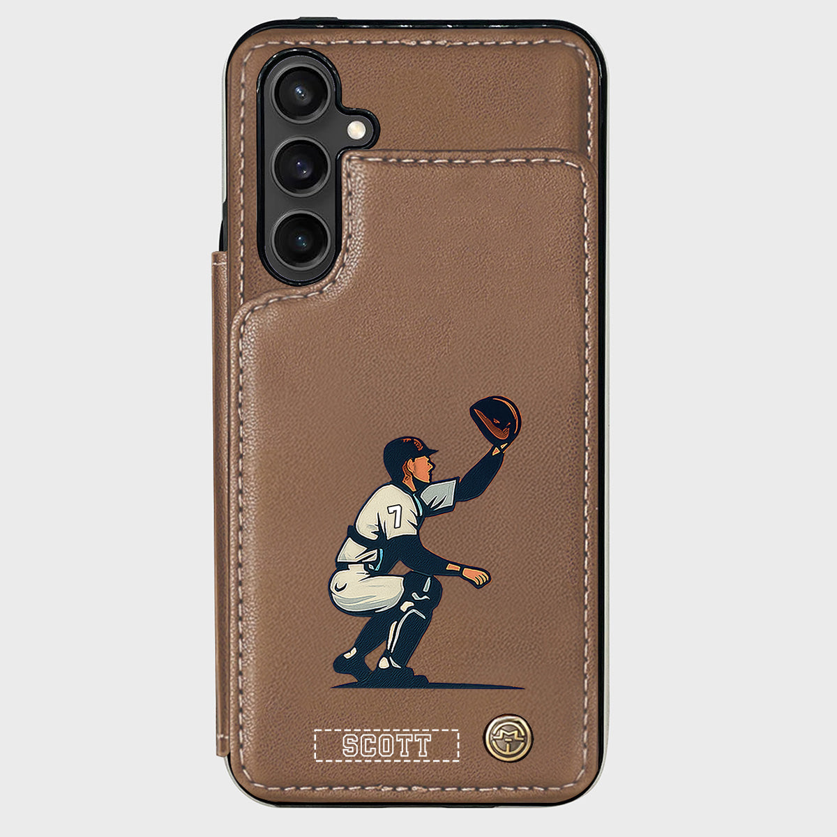 Tis Baseball Season - Personalized Baseball Wallet Phone Case