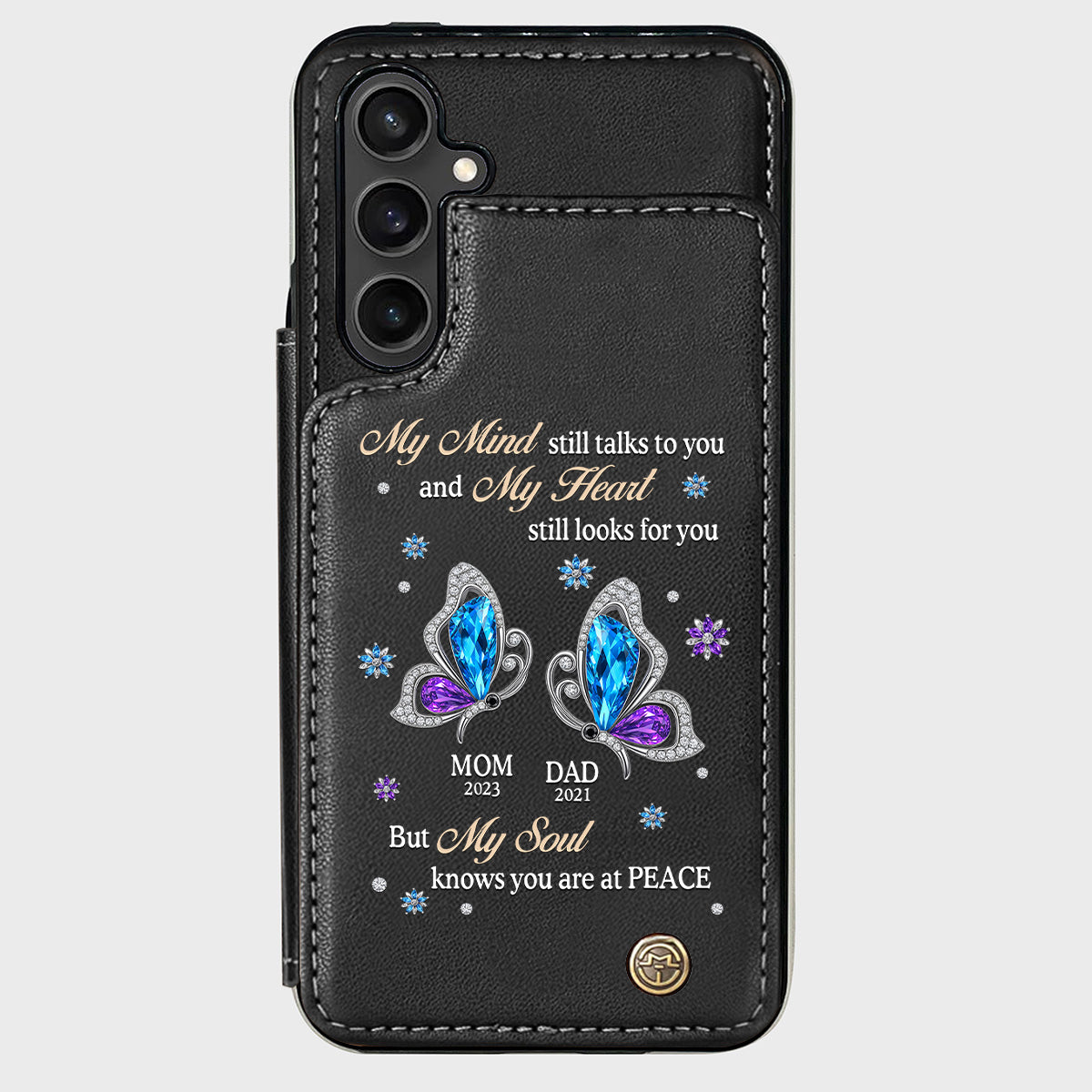 I Love You Forever - Personalized Memorial Wallet Phone Case