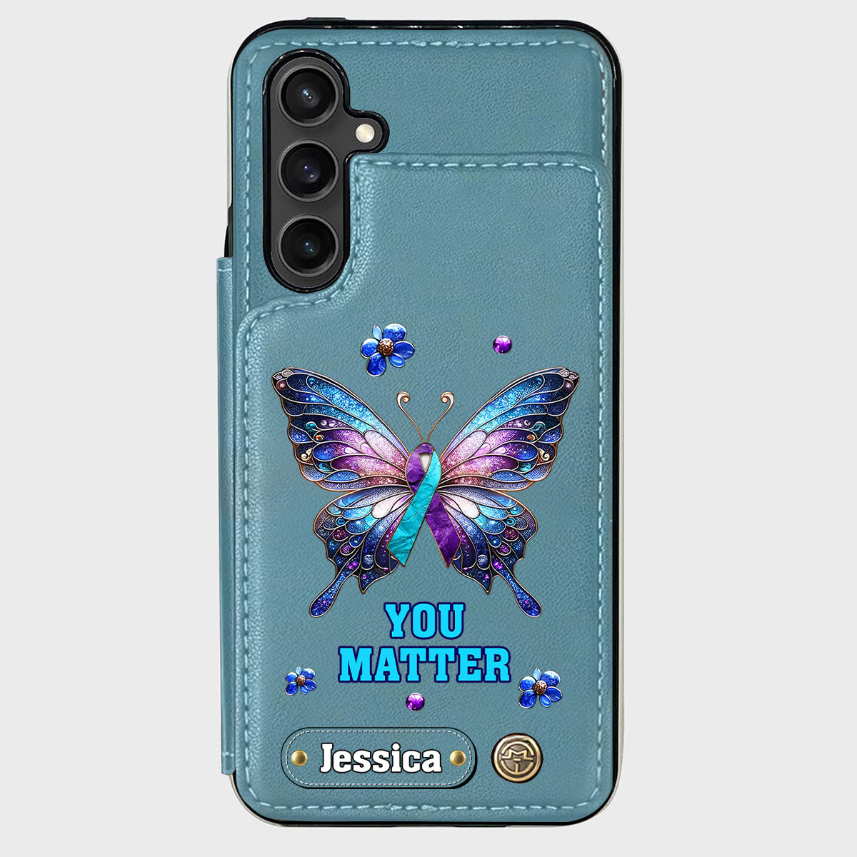 You Matter - Personalized Suicide Prevention Wallet Phone Case