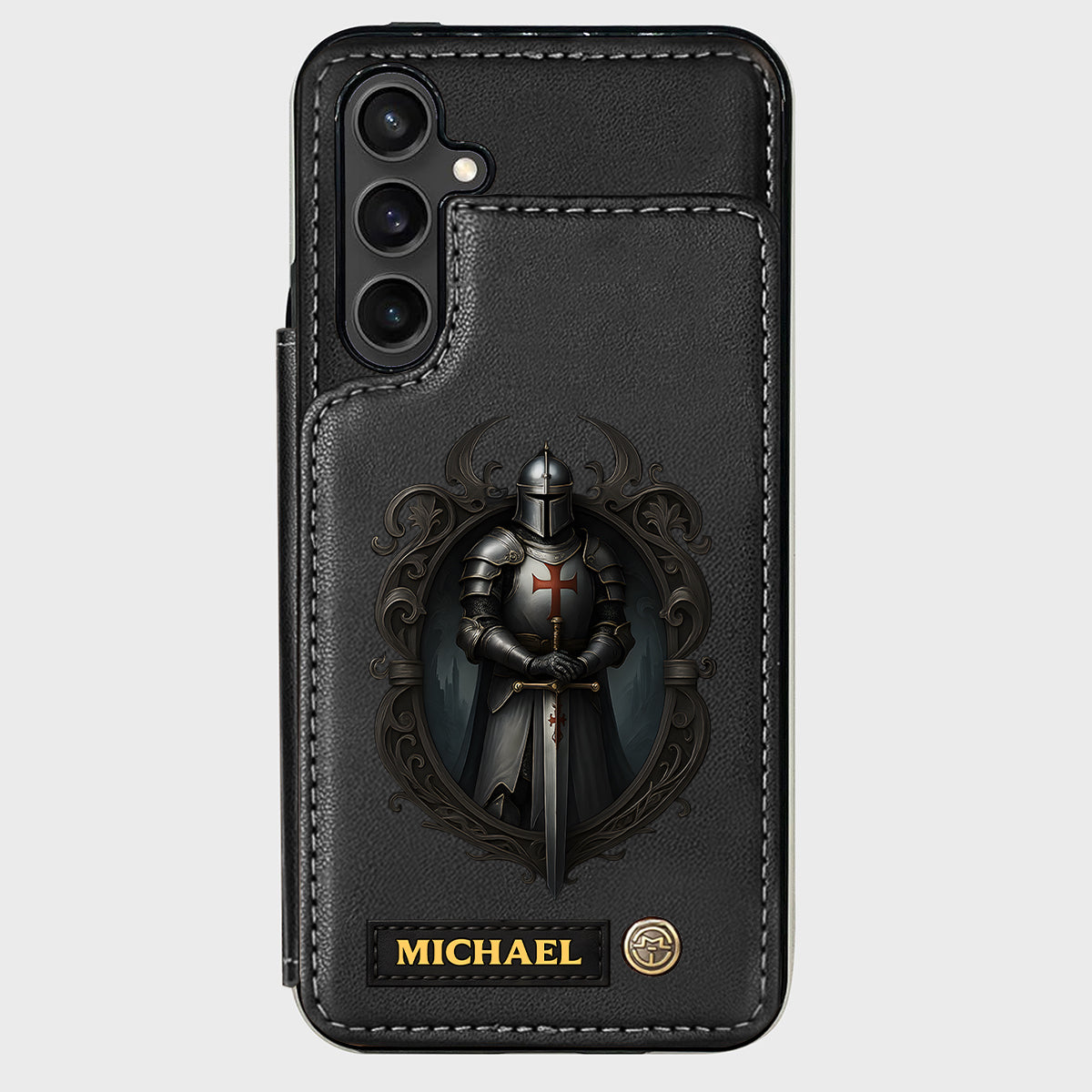 Knight Of God - Personalized Christian Wallet Phone Case