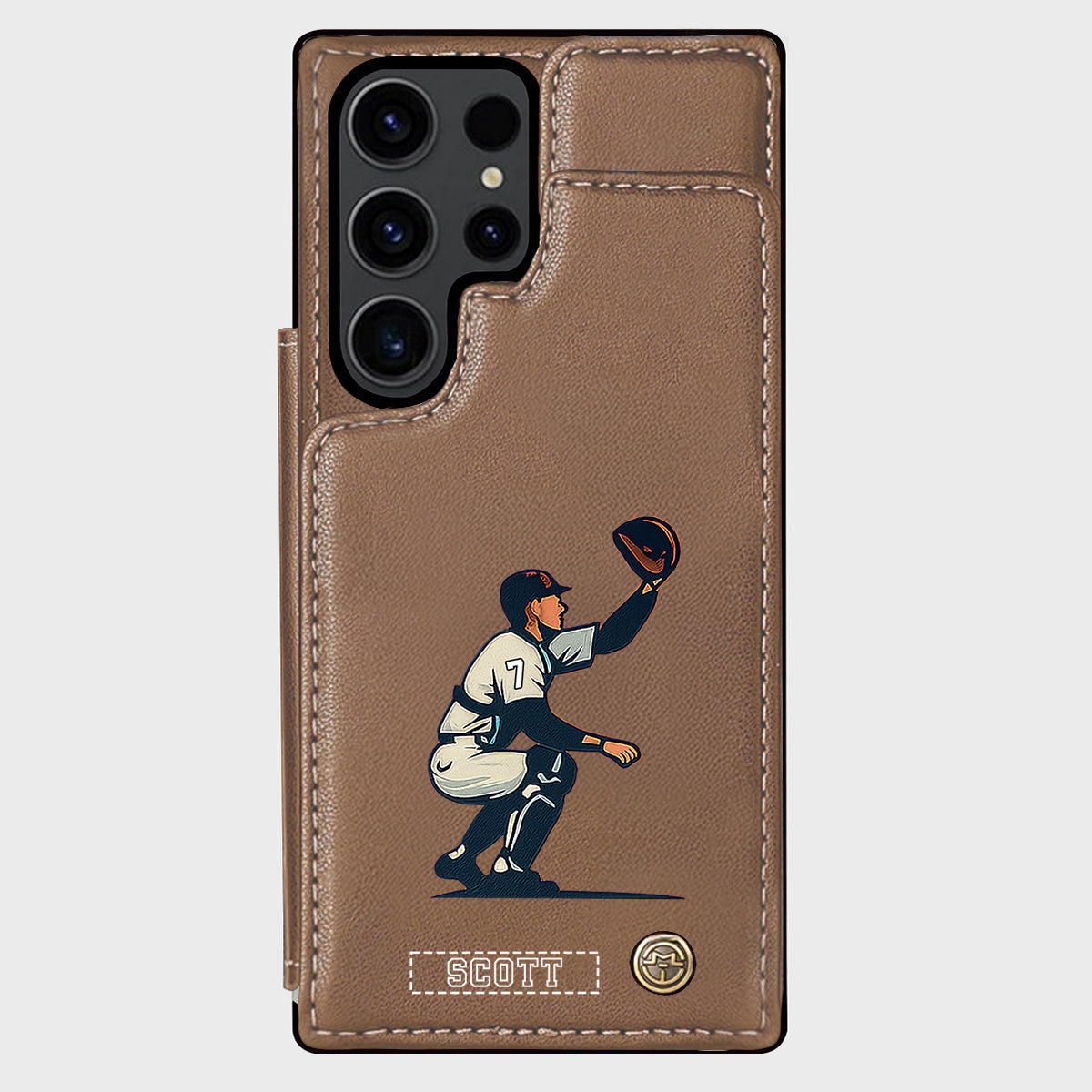 Tis Baseball Season - Personalized Baseball Wallet Phone Case