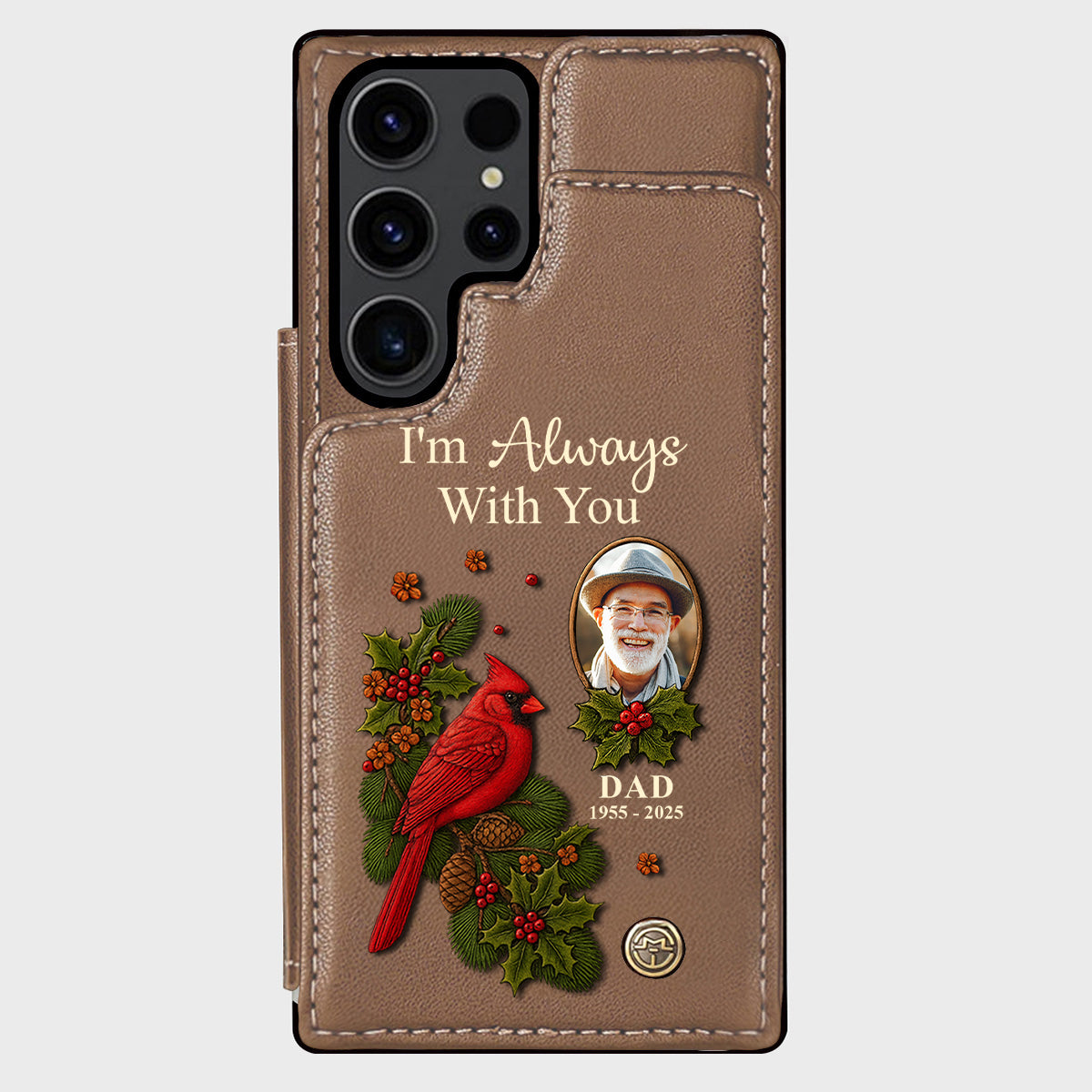 I Am Always With You - Personalized Memorial Wallet Phone Case