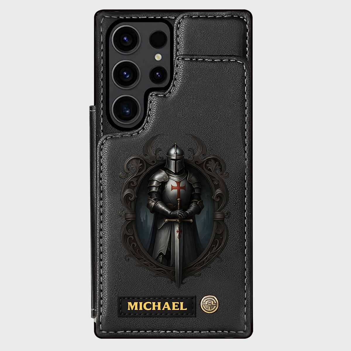 Knight Of God - Personalized Christian Wallet Phone Case