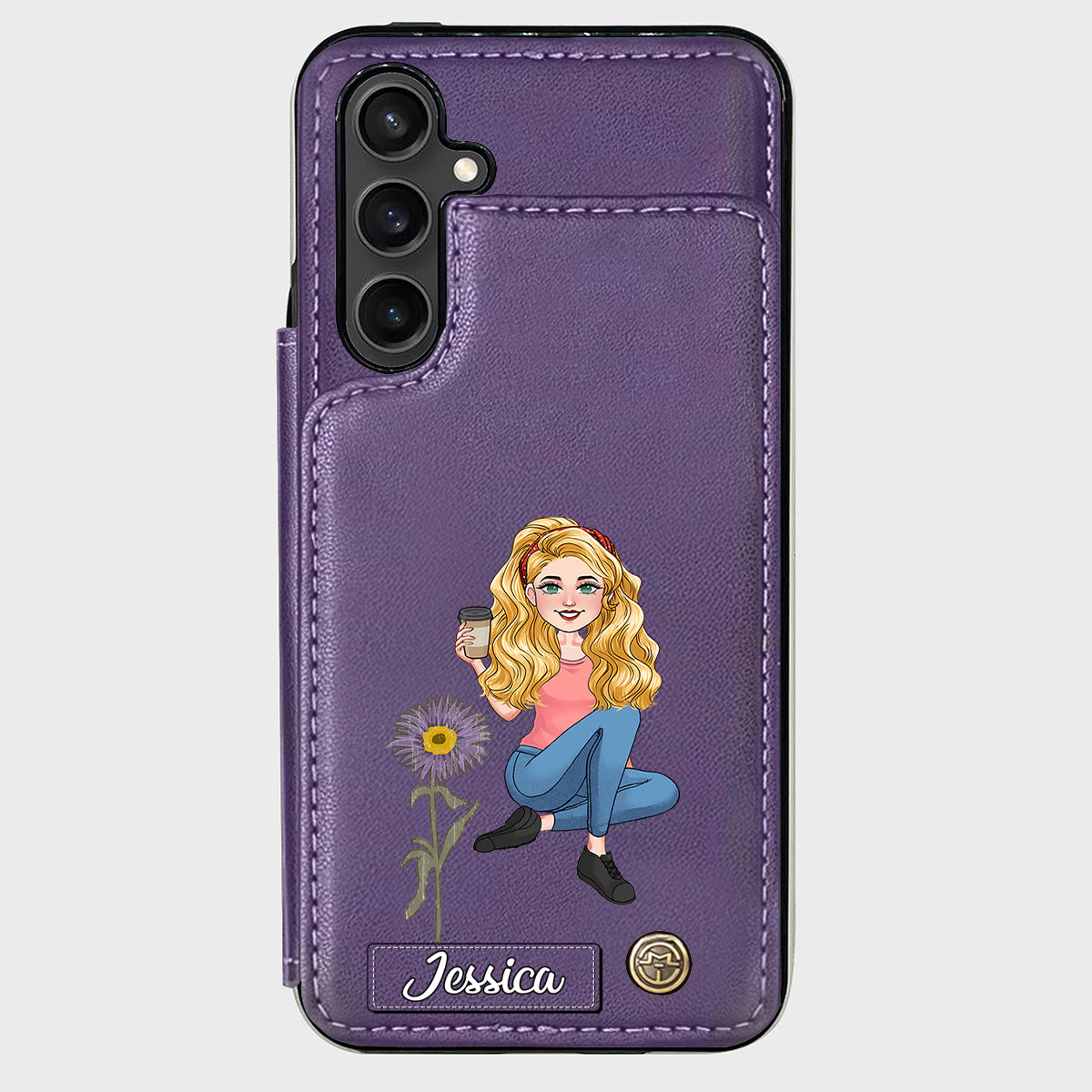 Gift For Friends Birth Month - Personalized Bestie Wallet Phone Case