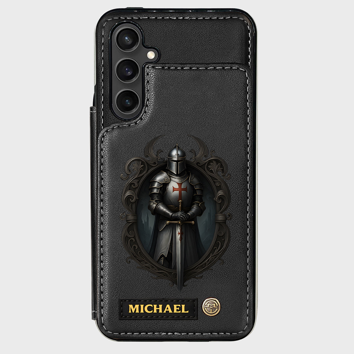 Knight Of God - Personalized Christian Wallet Phone Case