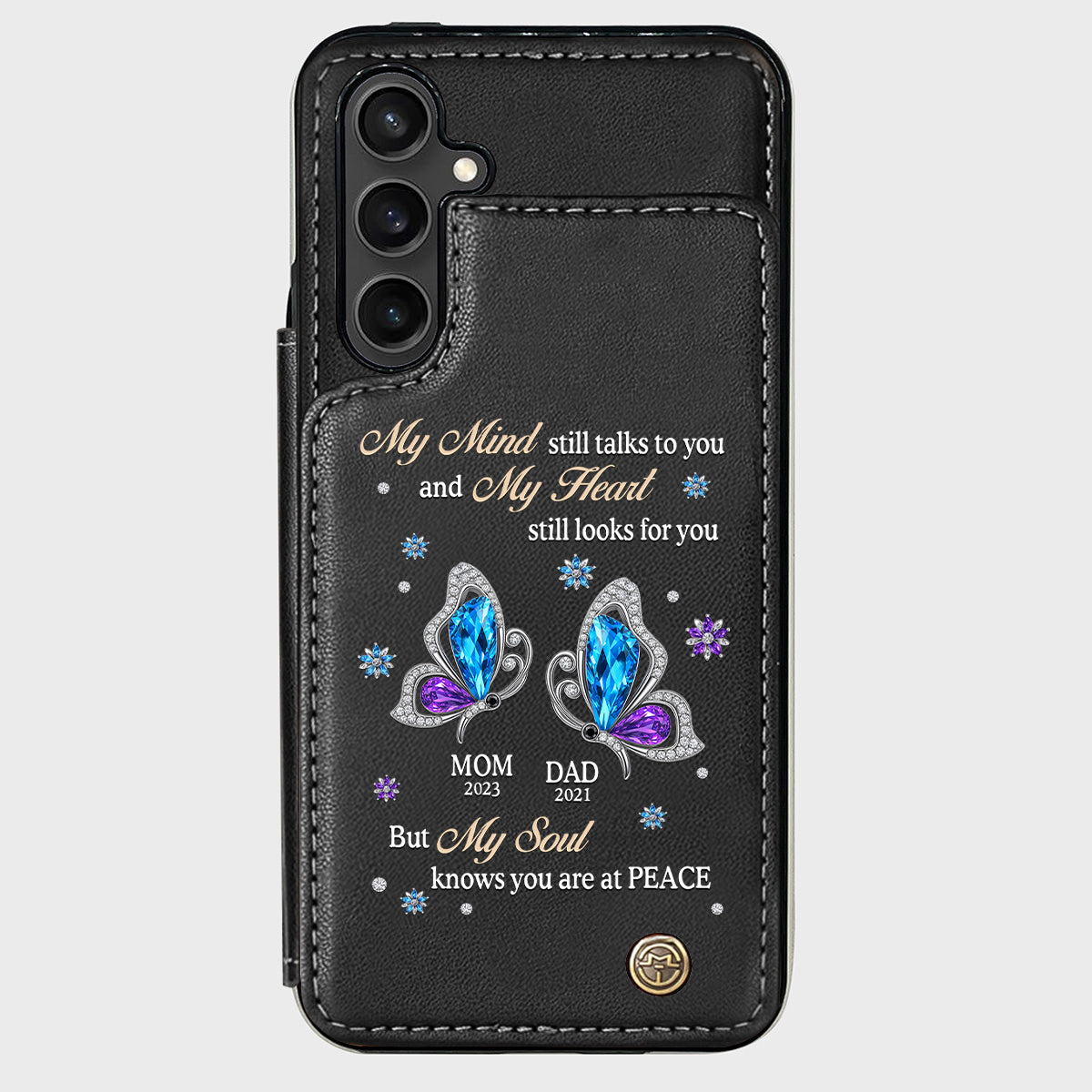 I Love You Forever - Personalized Memorial Wallet Phone Case