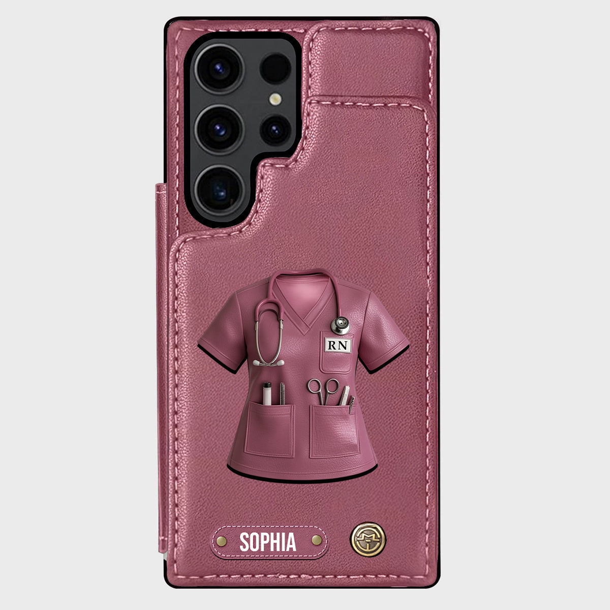Proud Nurse - Personalized Nurse Wallet Phone Case