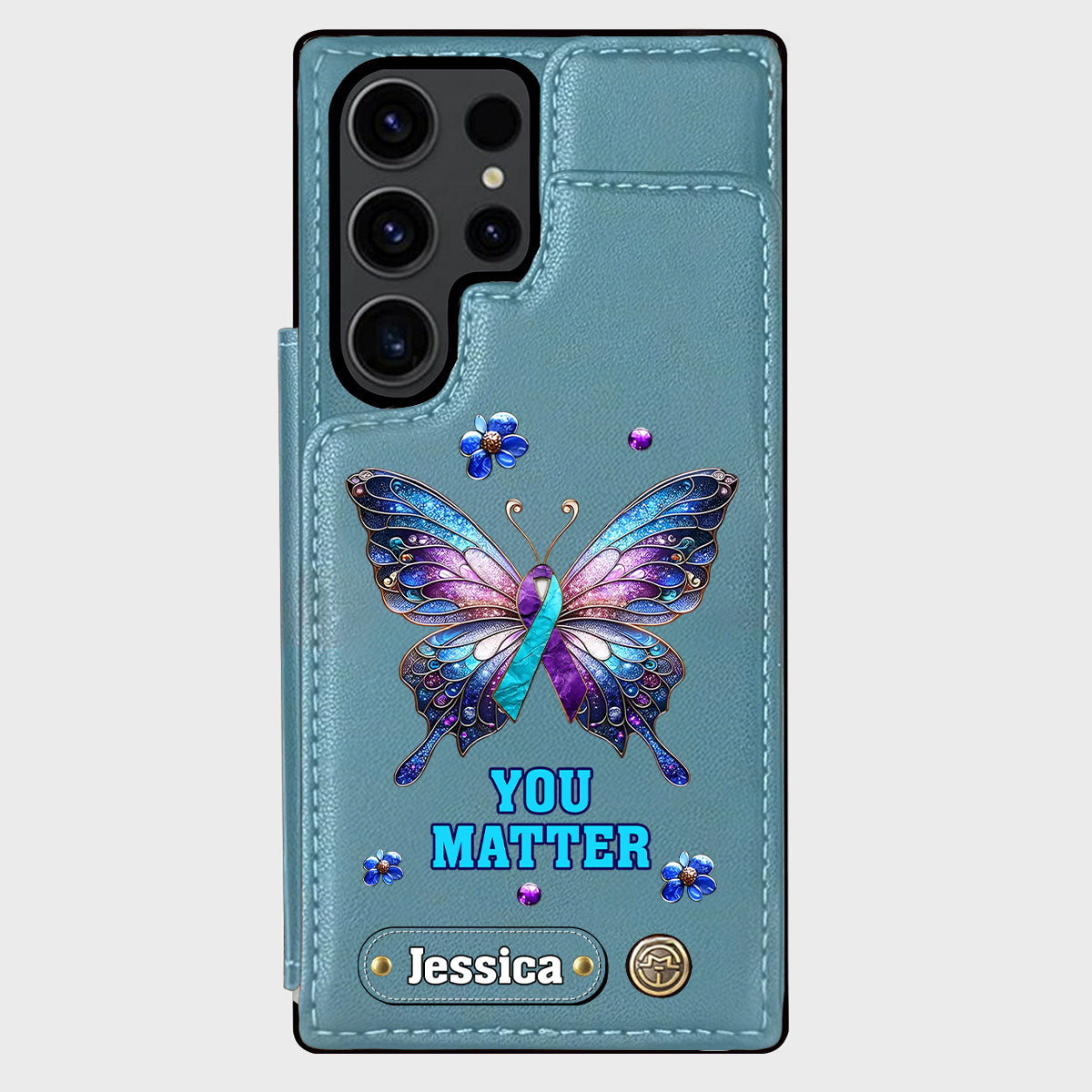 You Matter - Personalized Suicide Prevention Wallet Phone Case