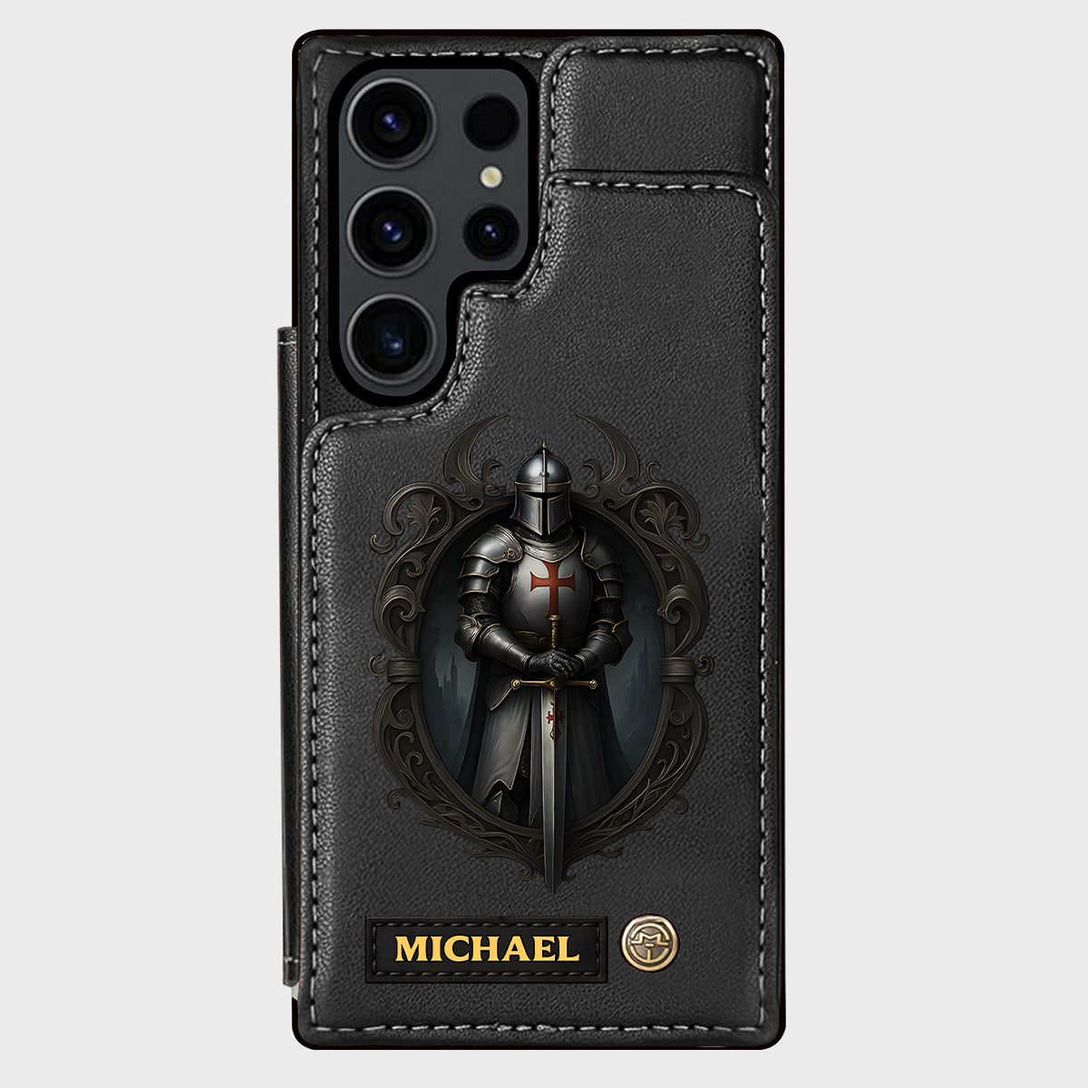 Knight Of God - Personalized Christian Wallet Phone Case