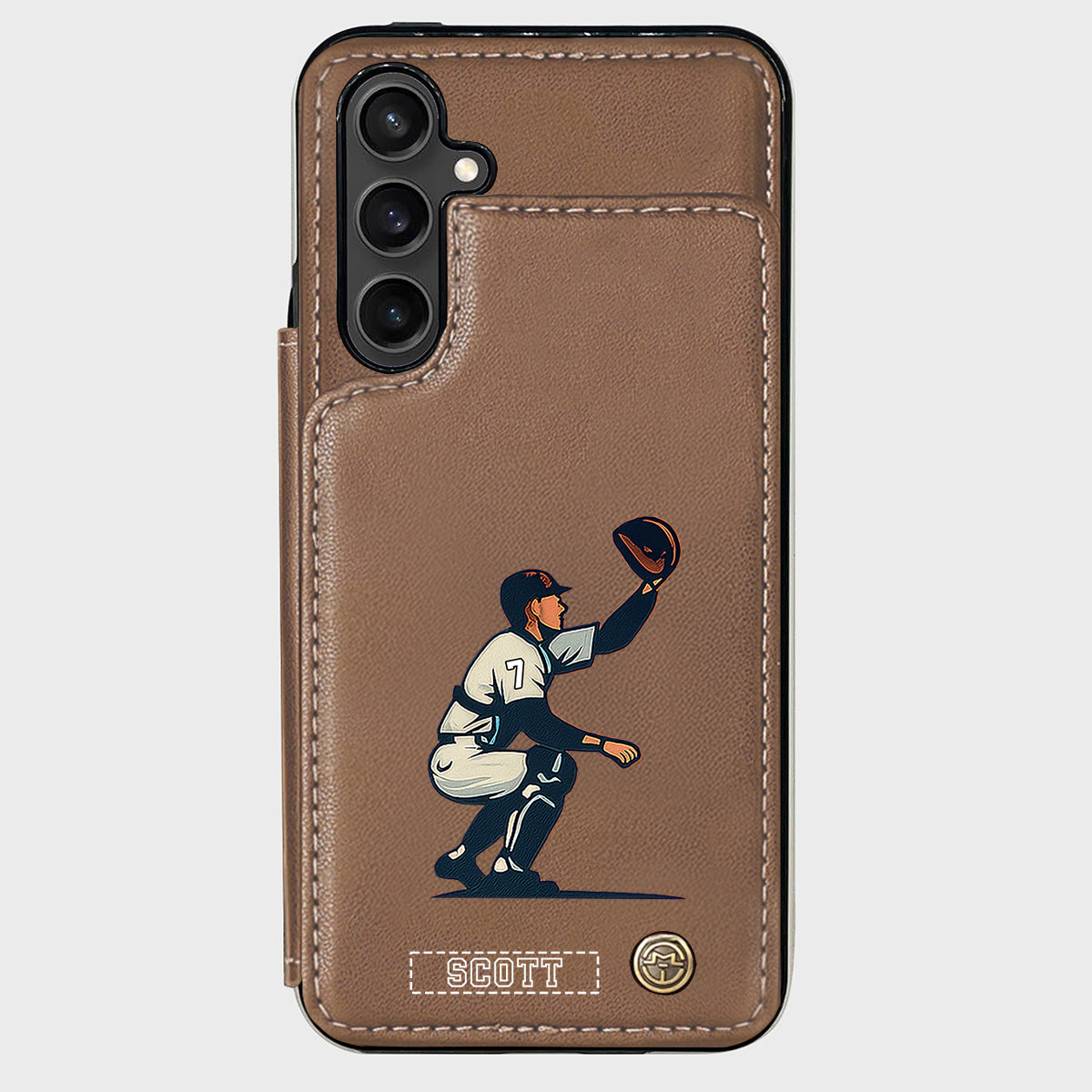 Tis Baseball Season - Personalized Baseball Wallet Phone Case