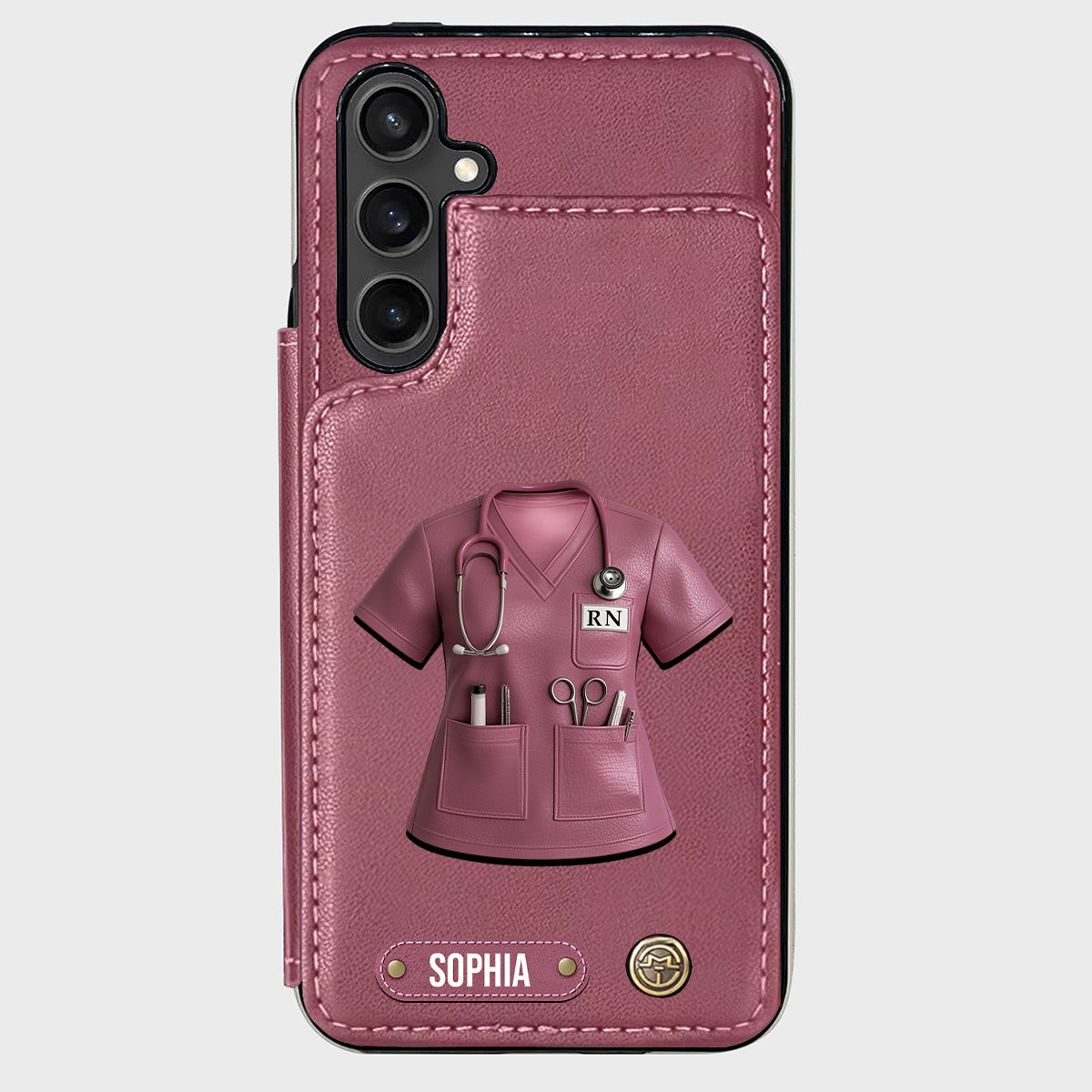 Proud Nurse - Personalized Nurse Wallet Phone Case