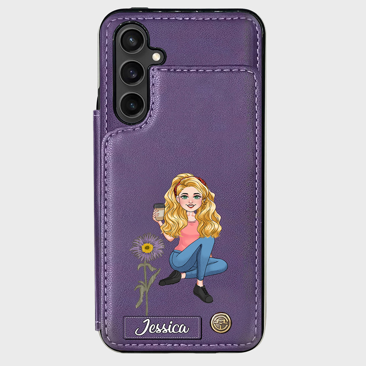 Gift For Friends Birth Month - Personalized Bestie Wallet Phone Case