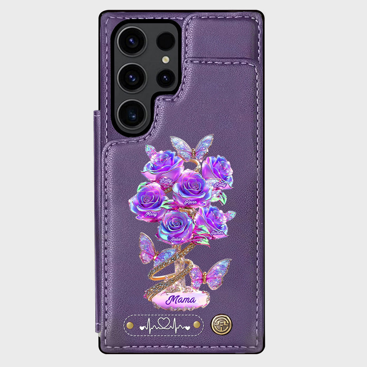 Best Mom Ever - Personalized Mother Wallet Phone Case