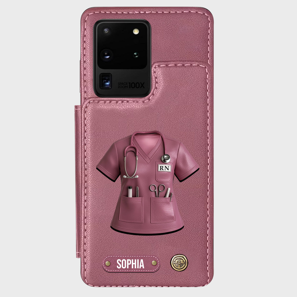 Proud Nurse - Personalized Nurse Wallet Phone Case