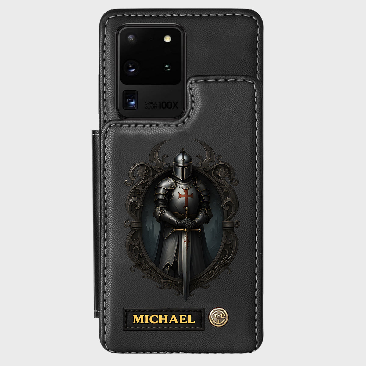 Knight Of God - Personalized Christian Wallet Phone Case
