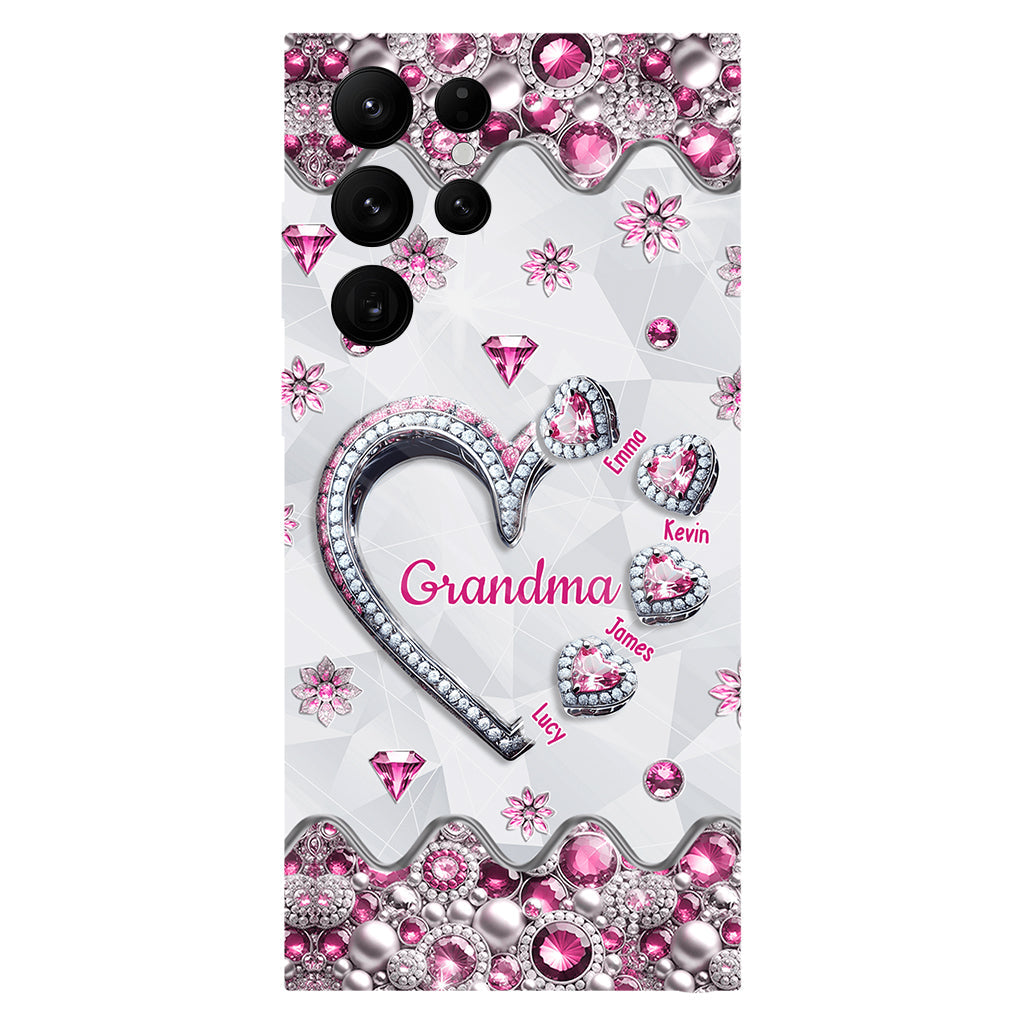 Grandma's Sweethearts Gift For Grandma, Mom,.. - Personalized Grandma Full Print Phone Case