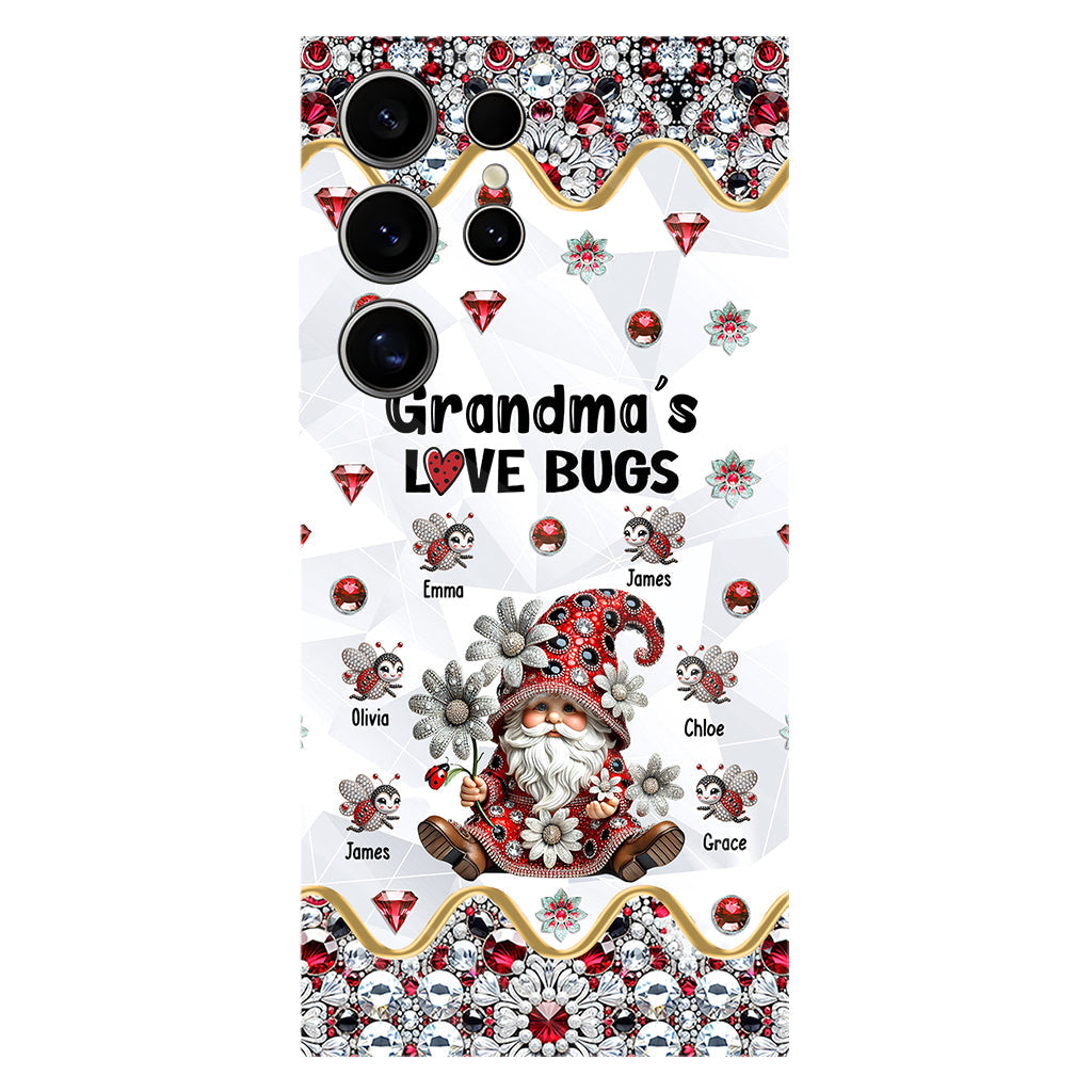 Grandma's Love Bugs - Personalized Grandma Full Print Phone Case